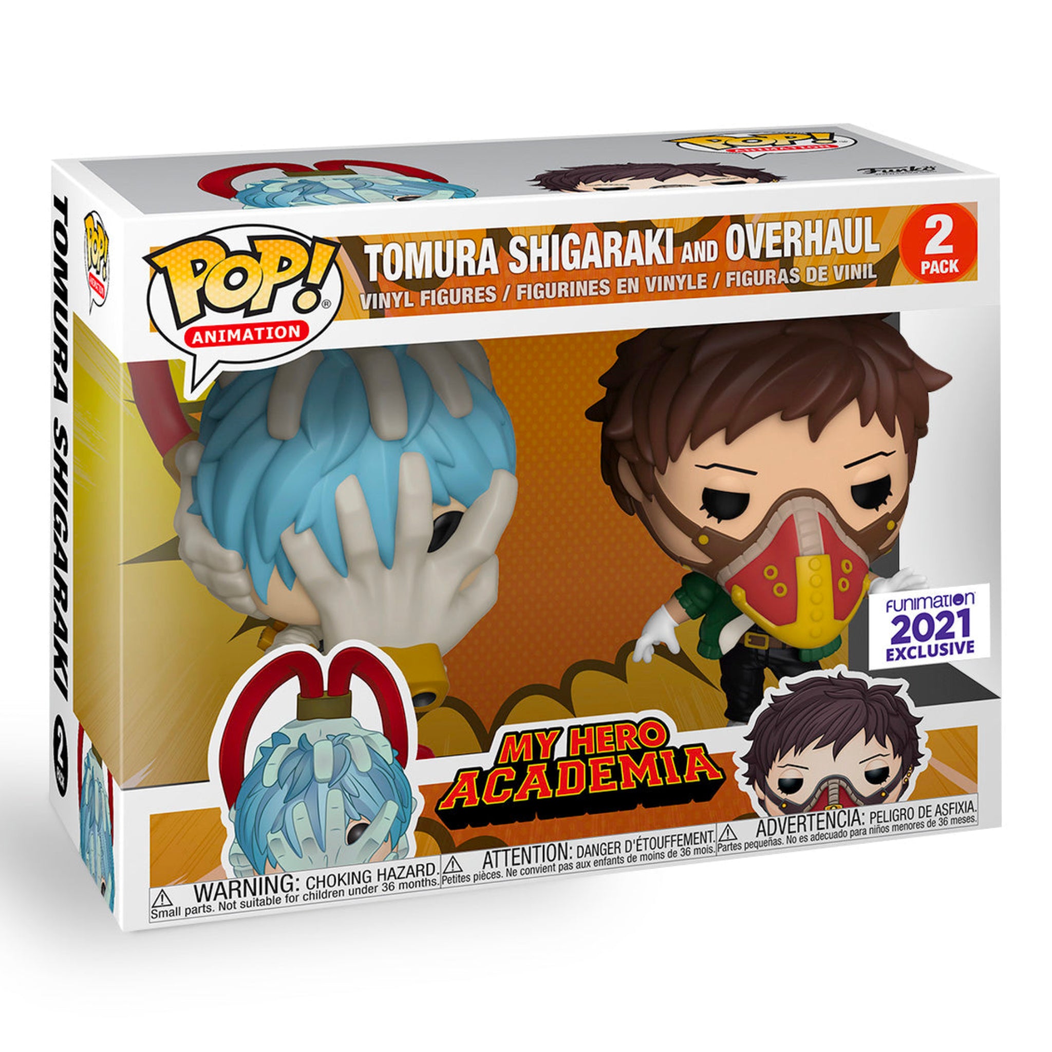 Tomura Shigaraki and Overhaul (2 Pack) Funko Pop! 2021 FUNIMATION