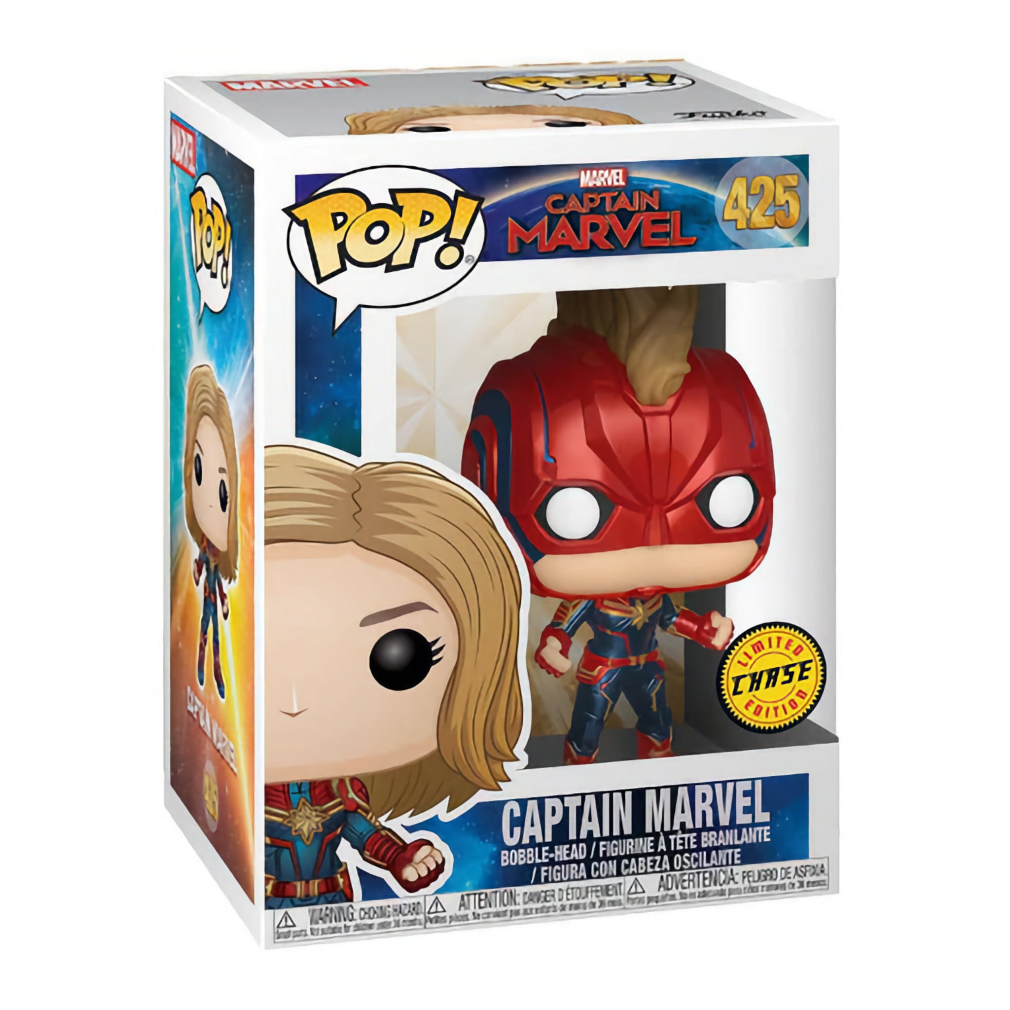 Captain Marvel (Masked) Funko Pop! CHASE