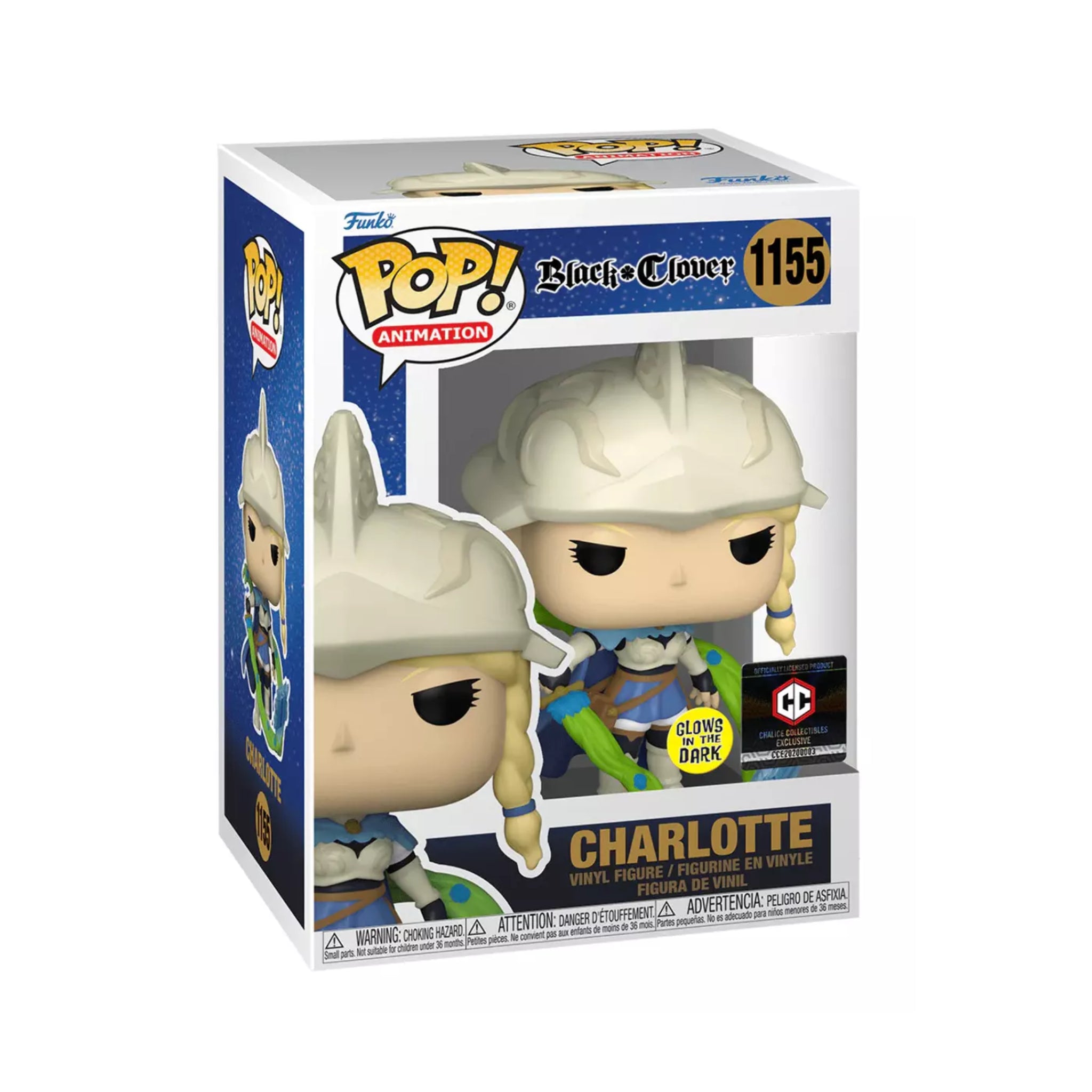 Charlotte GITD Funko Pop! CHALICE COLLECTIBLES EXCLUSIVE