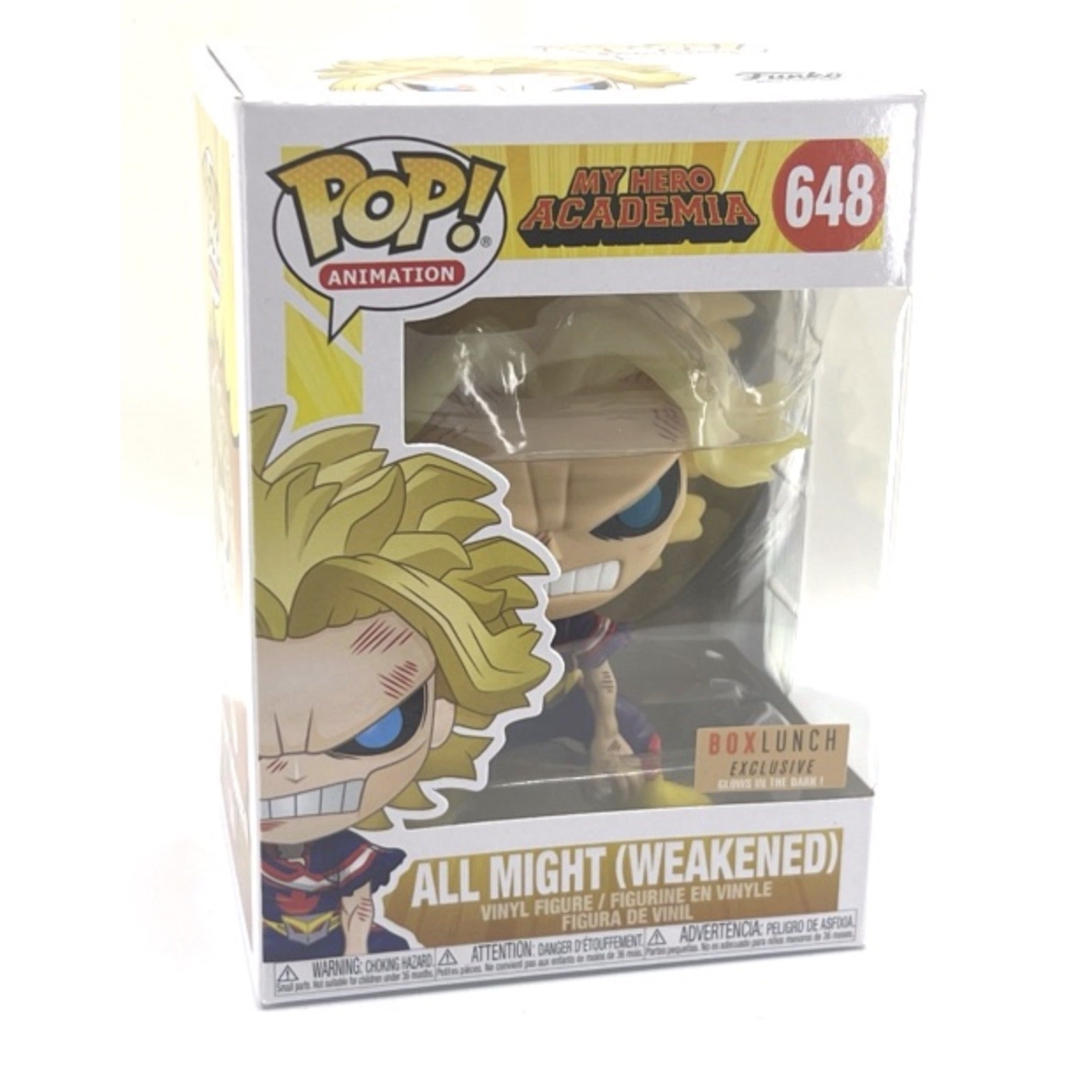 All Might (Weakened) Funko Pop! BOXLUNCH EXCLUSIVE