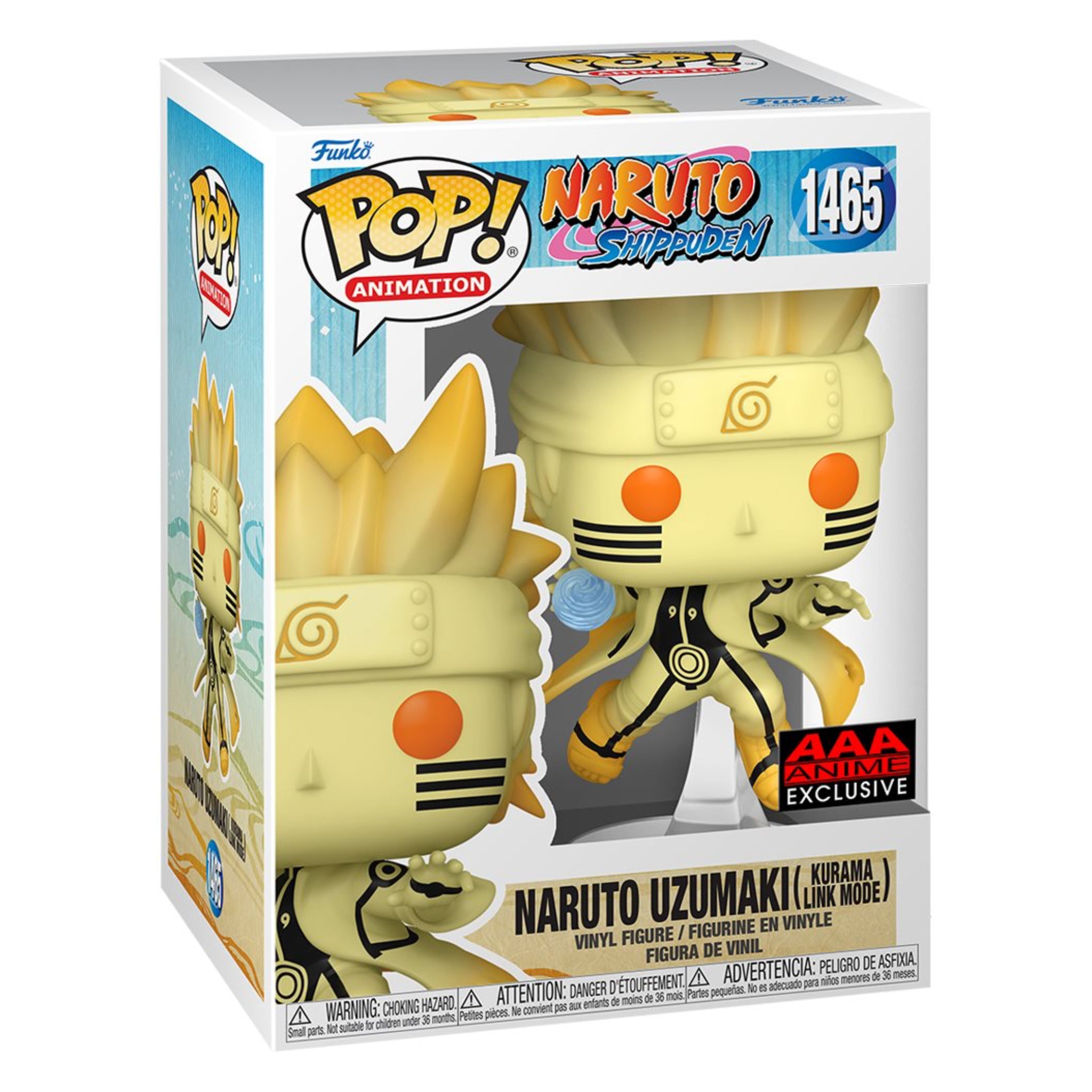 Naruto Uzumaki (Kurama Link Mode) Funko Pop! AAA EXCLUSIVE