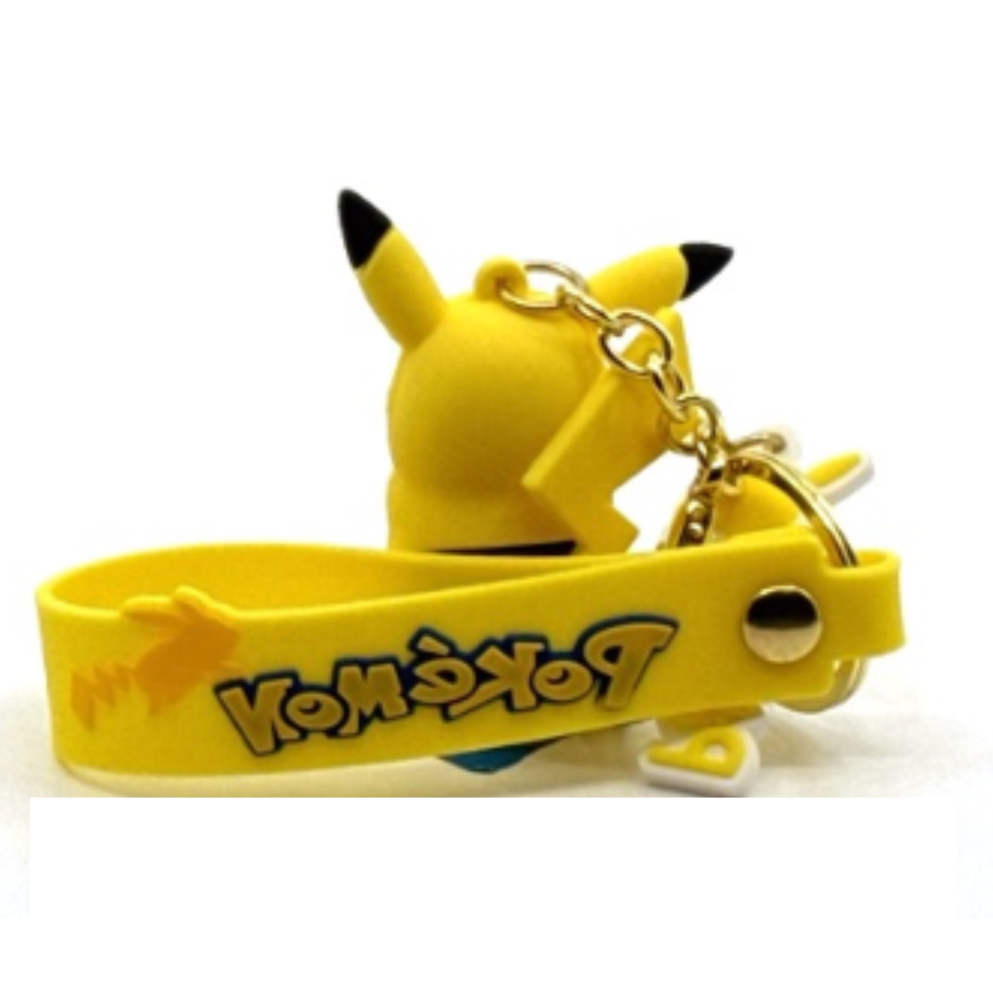 POKEMON Pickachu Keychain with strap (2 inch)