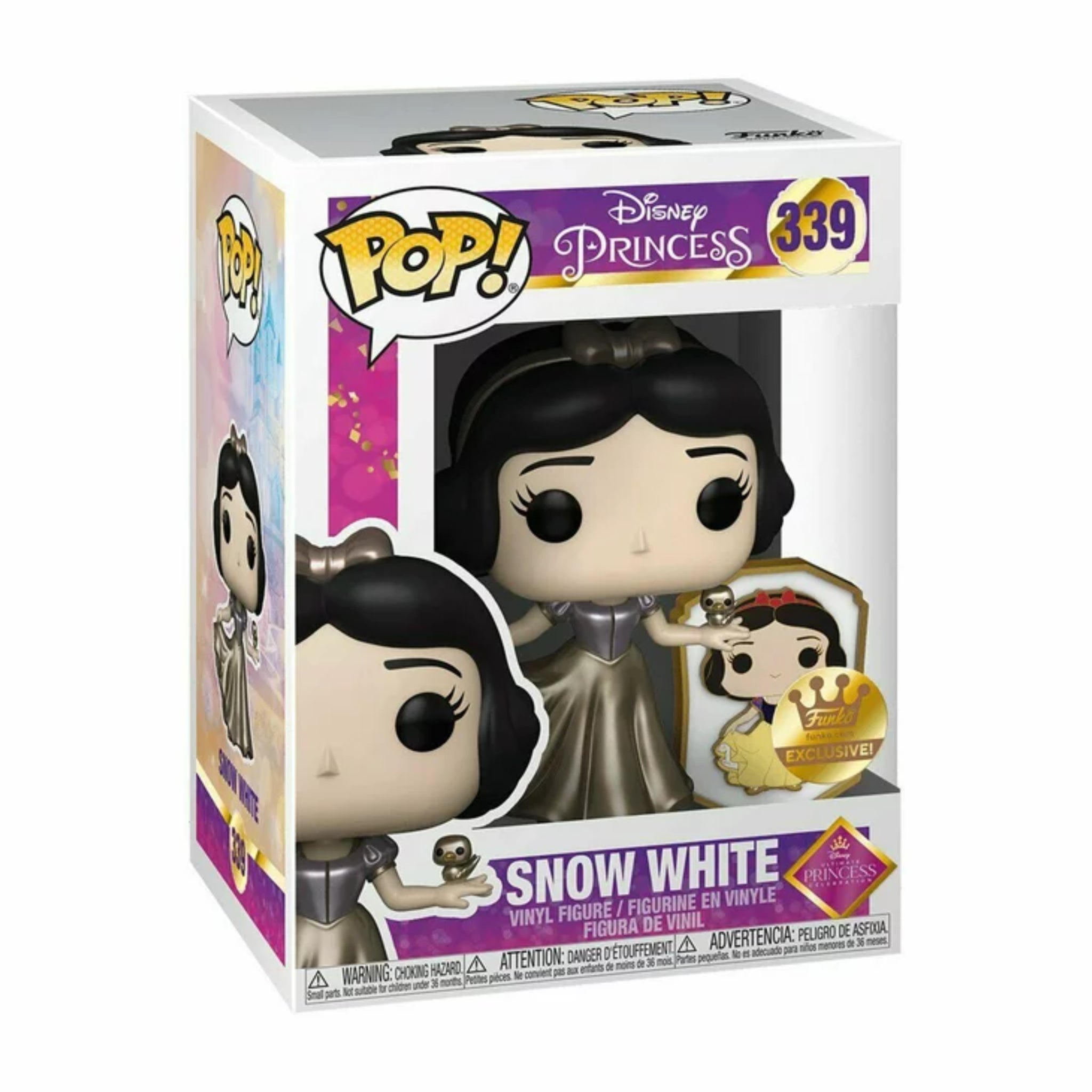 Snow White (DANCING) (PIN) METALLIC Funko Pop! FUNKO EXCLUSIVE