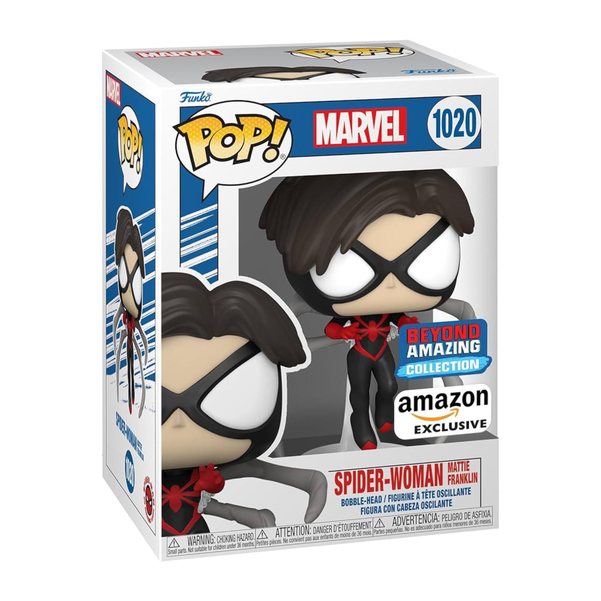 Spider-Woman Mattie Franklin BEYOND AMAZING COLLECTION Funko Pop! AMAZON EXCLUSIVE