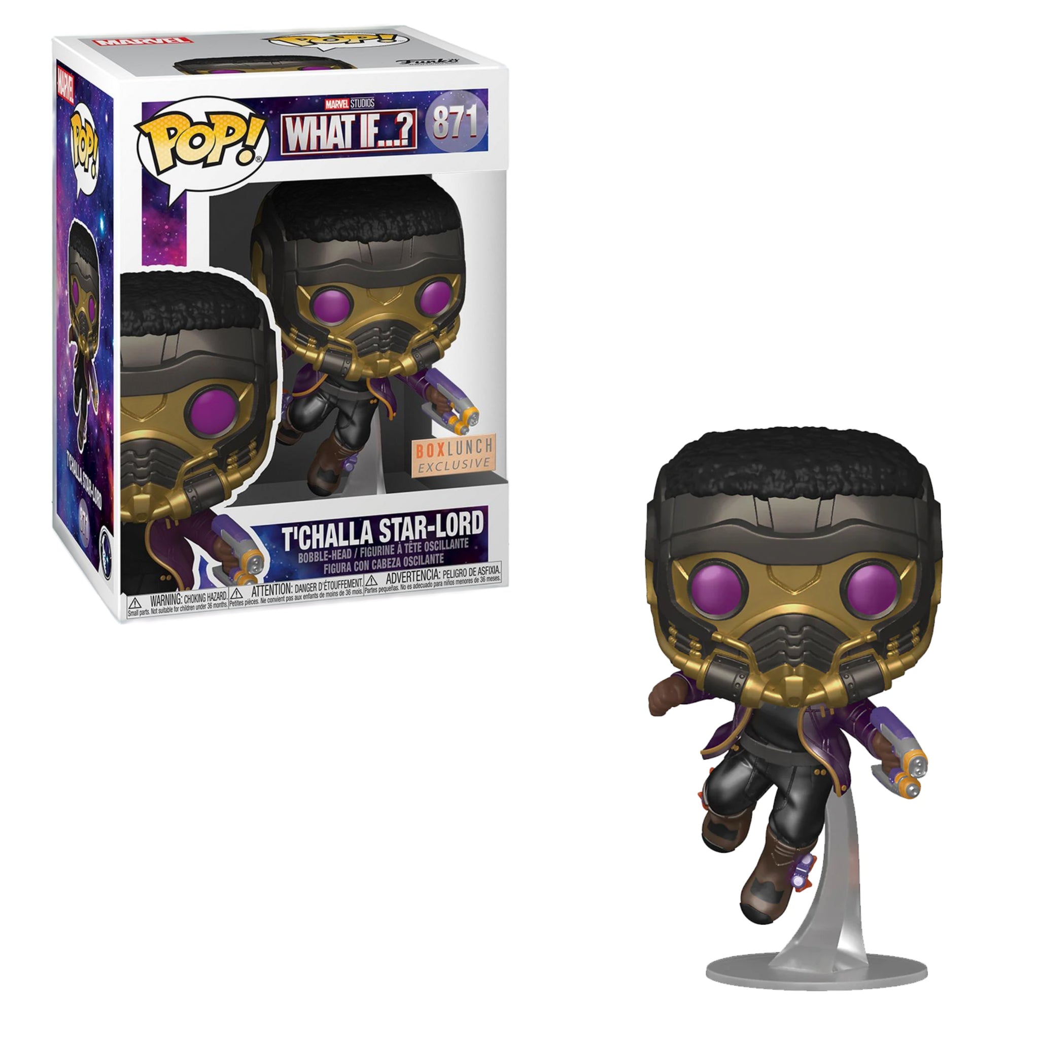 T'Challa Star-Lord (Metallic) Funko Pop! BOXLUNCH EXCLUSIVE