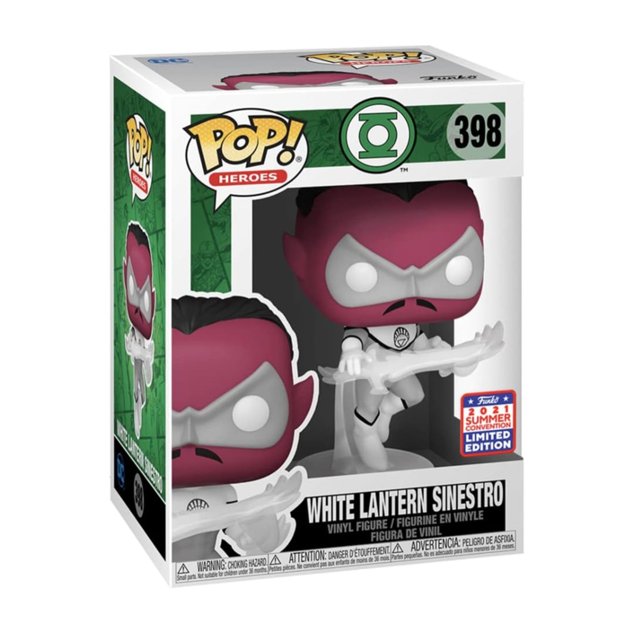 White Lantern Sinestro Funko Pop! 2021 SUMMER CONVENTION