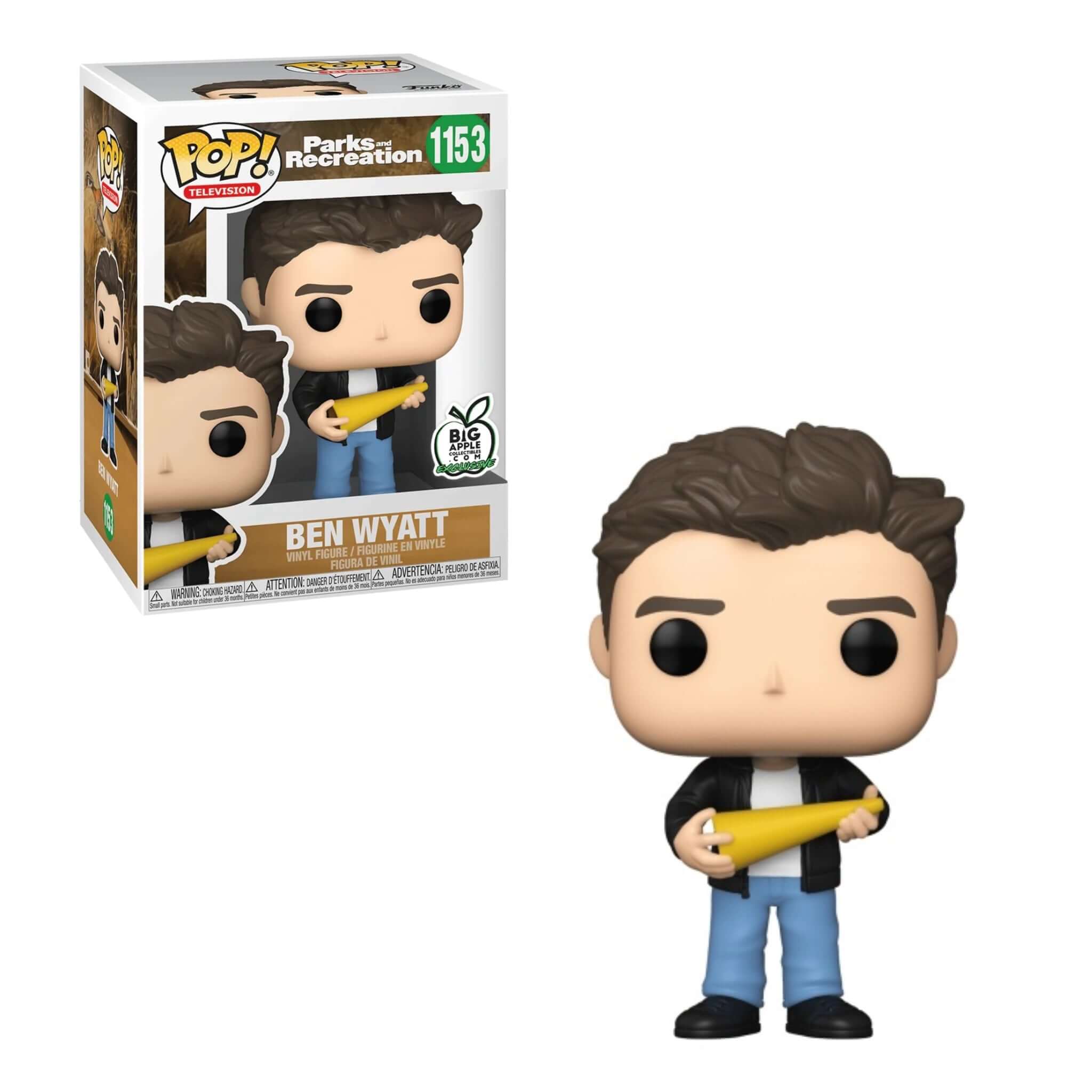 Ben Wyatt Funko Pop! BIG APPLE EXCLUSIVE-Jingle Truck Toys
