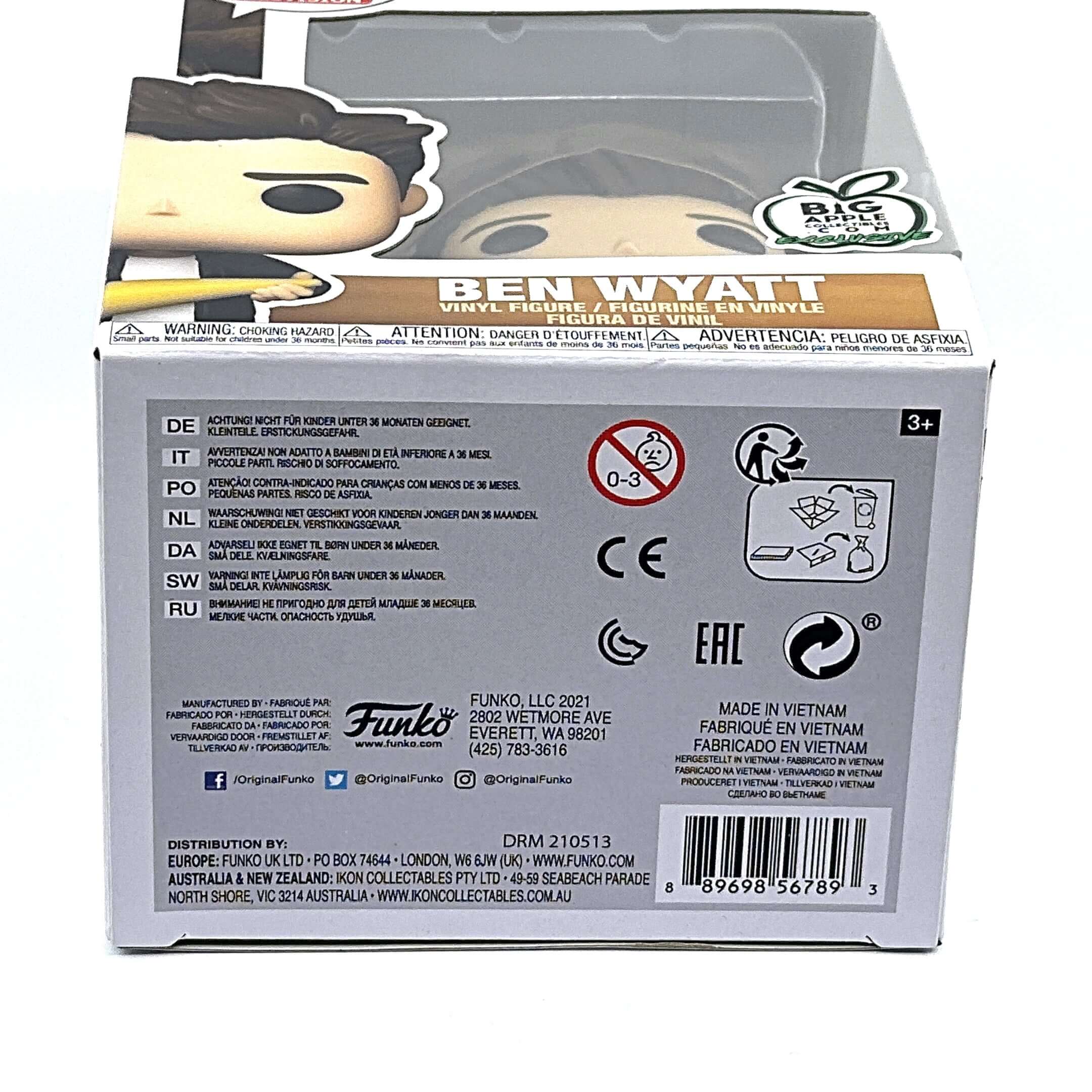 Ben Wyatt Funko Pop! BIG APPLE EXCLUSIVE-Jingle Truck Toys