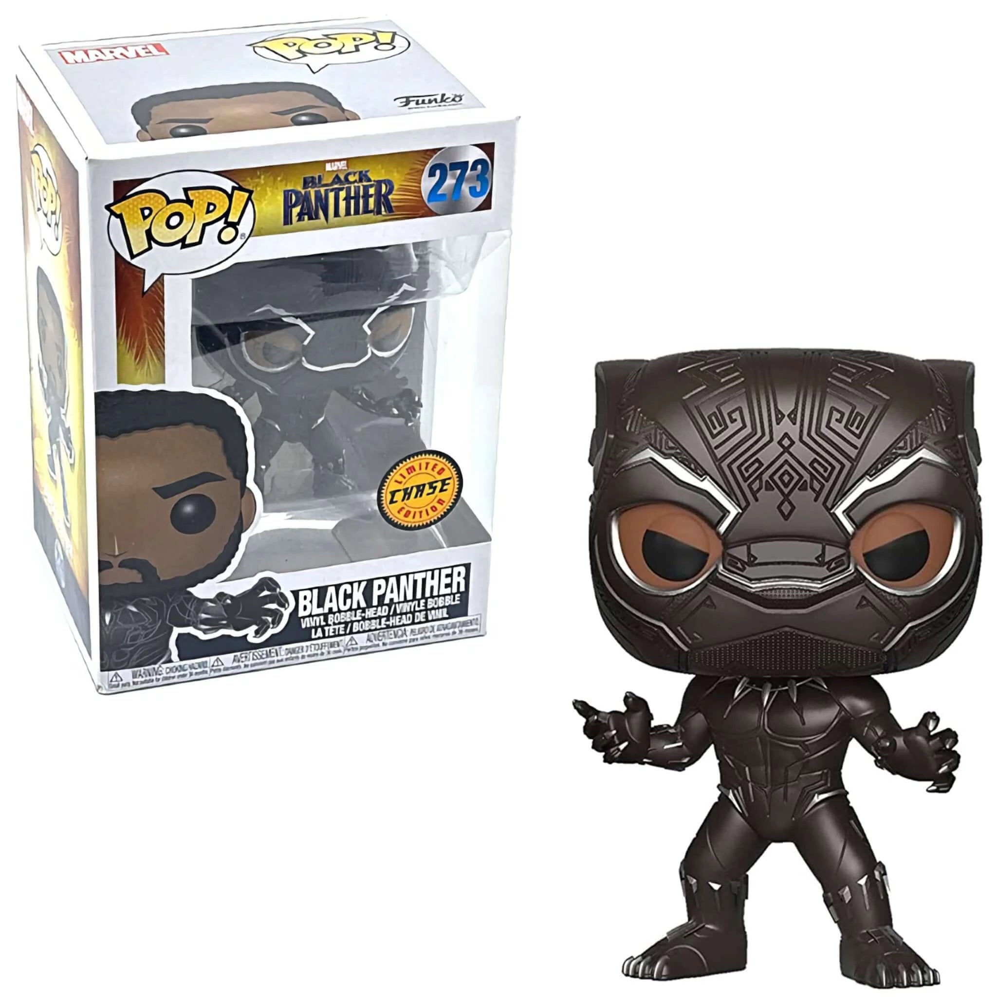 Black Panther (Masked) Funko Pop! CHASE-Jingle Truck Toys