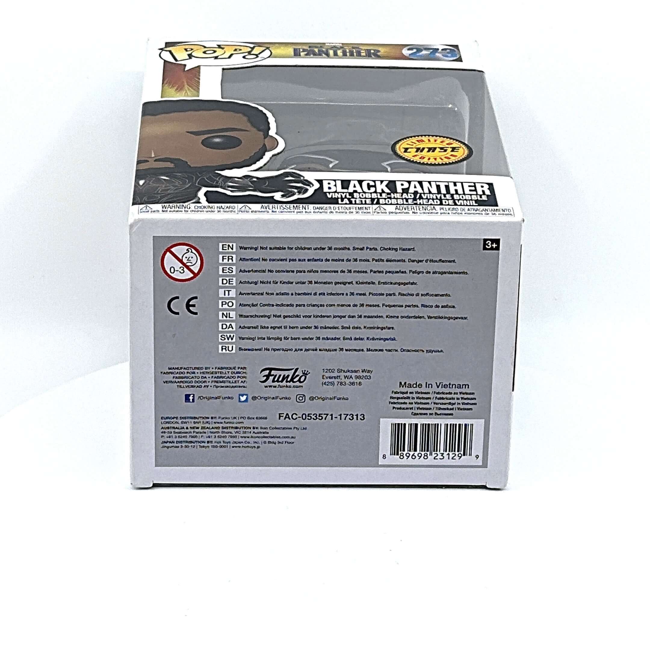 Black Panther (Masked) Funko Pop! CHASE-Jingle Truck Toys
