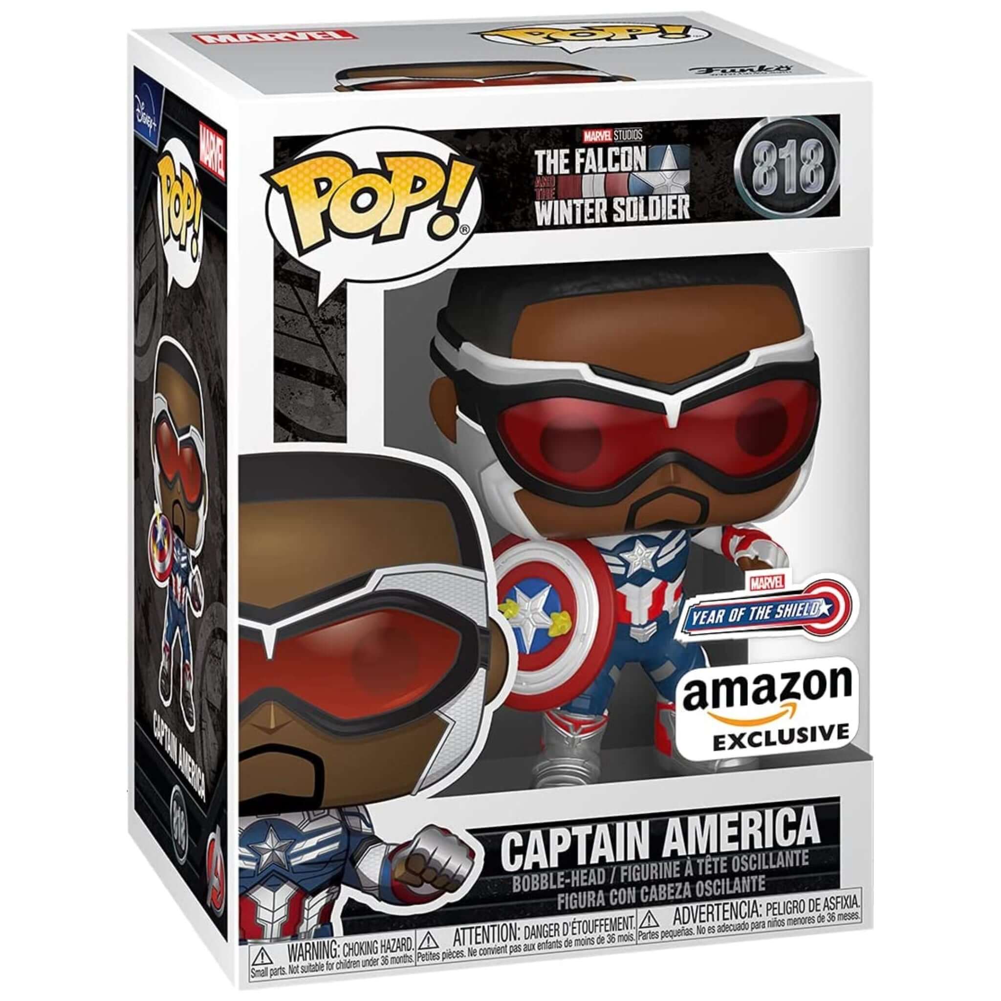 Captain America (Sam Wilson) Funko Pop! AMZN EXCLUSIVE-Jingle Truck Toys