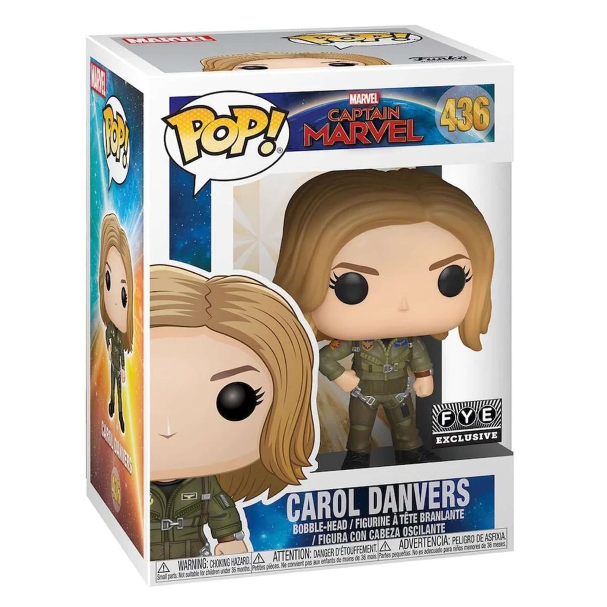 Carol Danvers Funko Pop! FYE EXCLUSIVE-Jingle Truck Toys