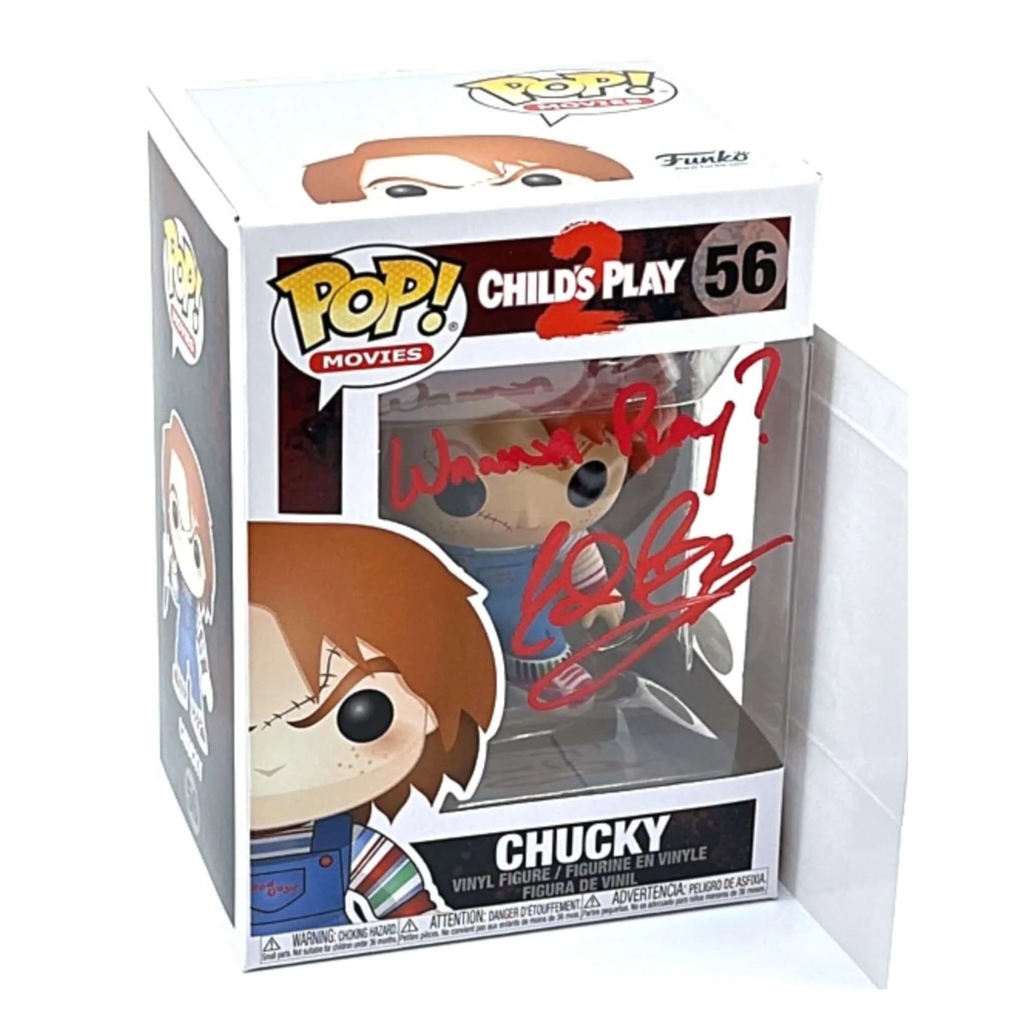 Chucky Funko Pop! (Signed by Edan Gross)