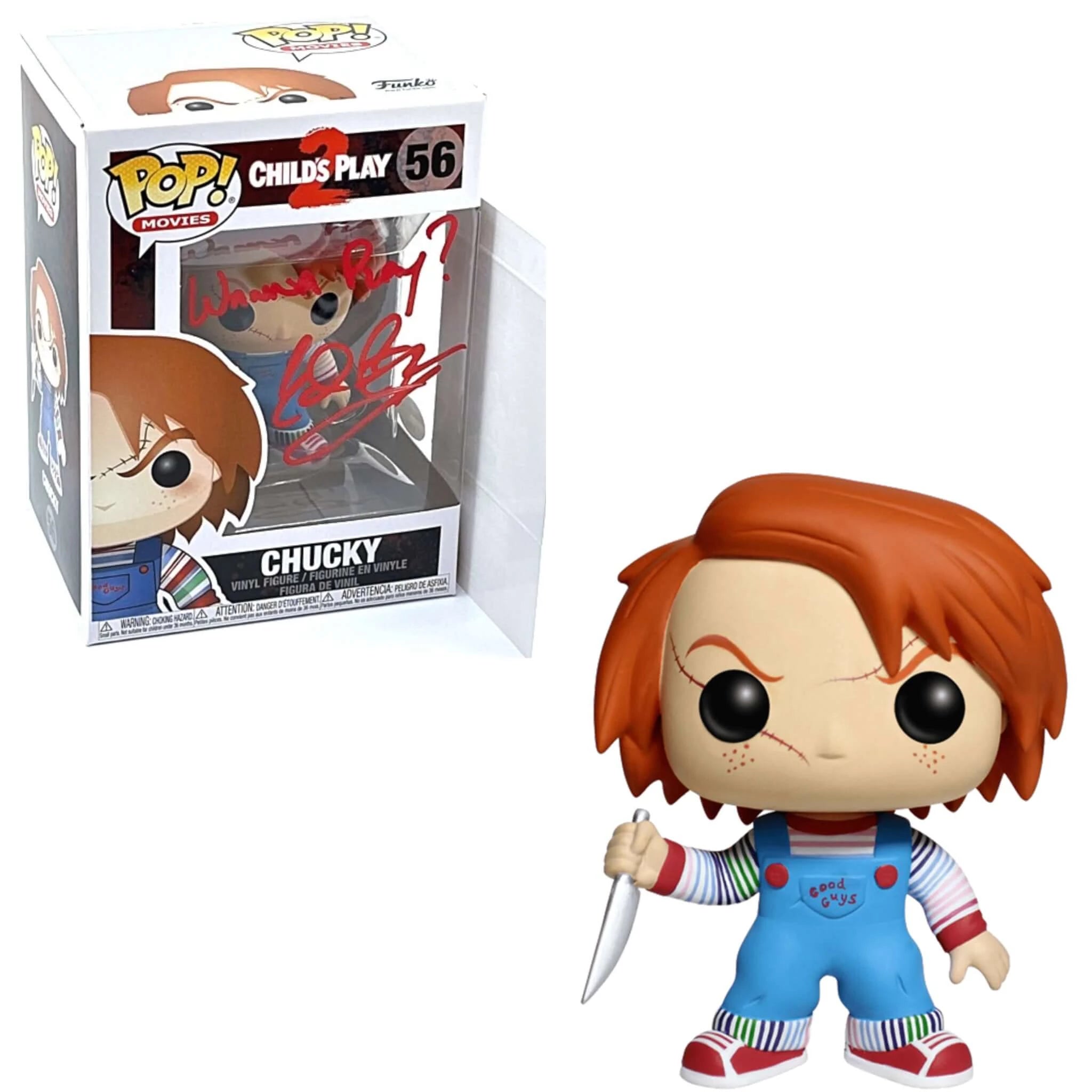 Chucky Funko Pop! (Signed by Edan Gross)