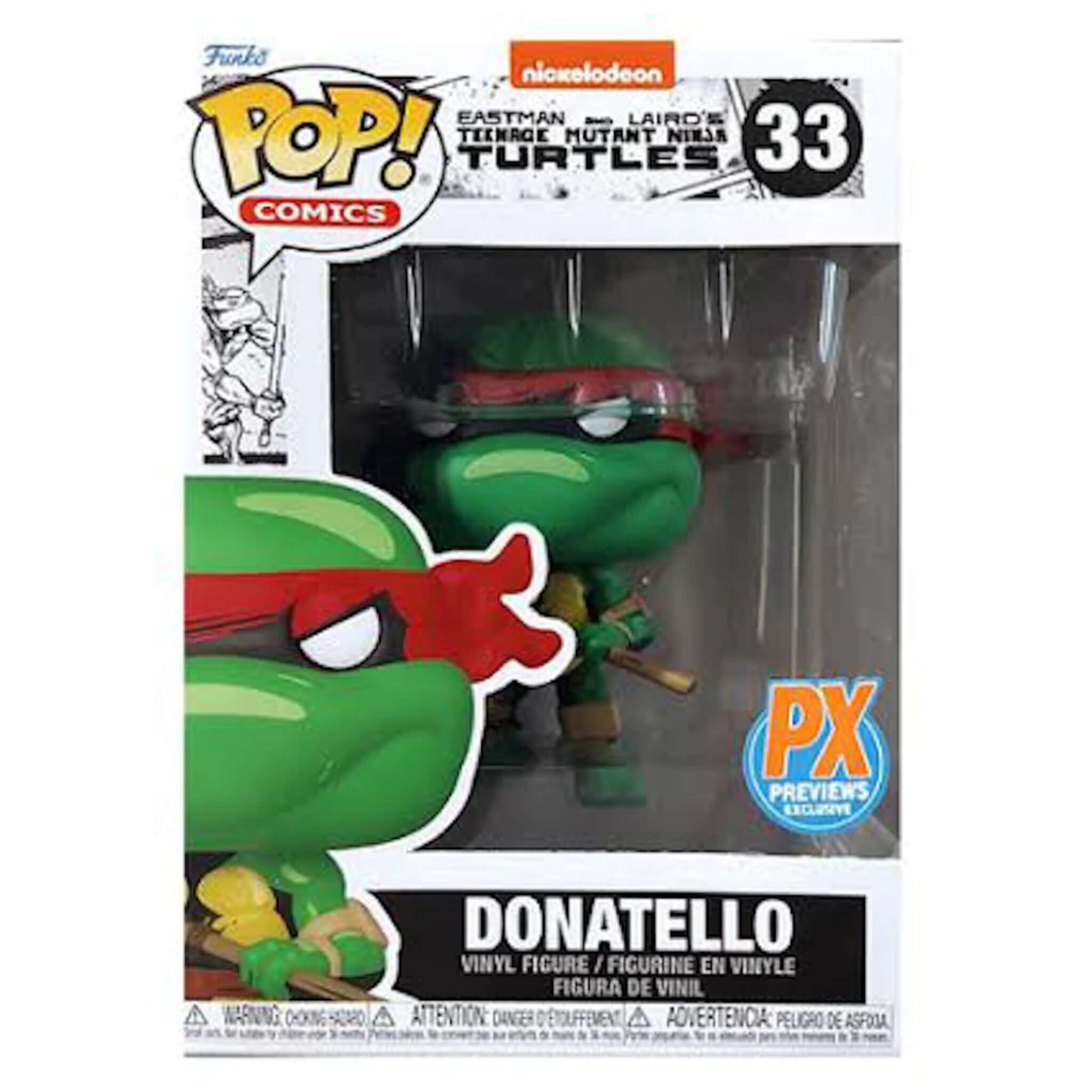 Donatello Funko Pop! PX PREVIEWS-Jingle Truck Toys