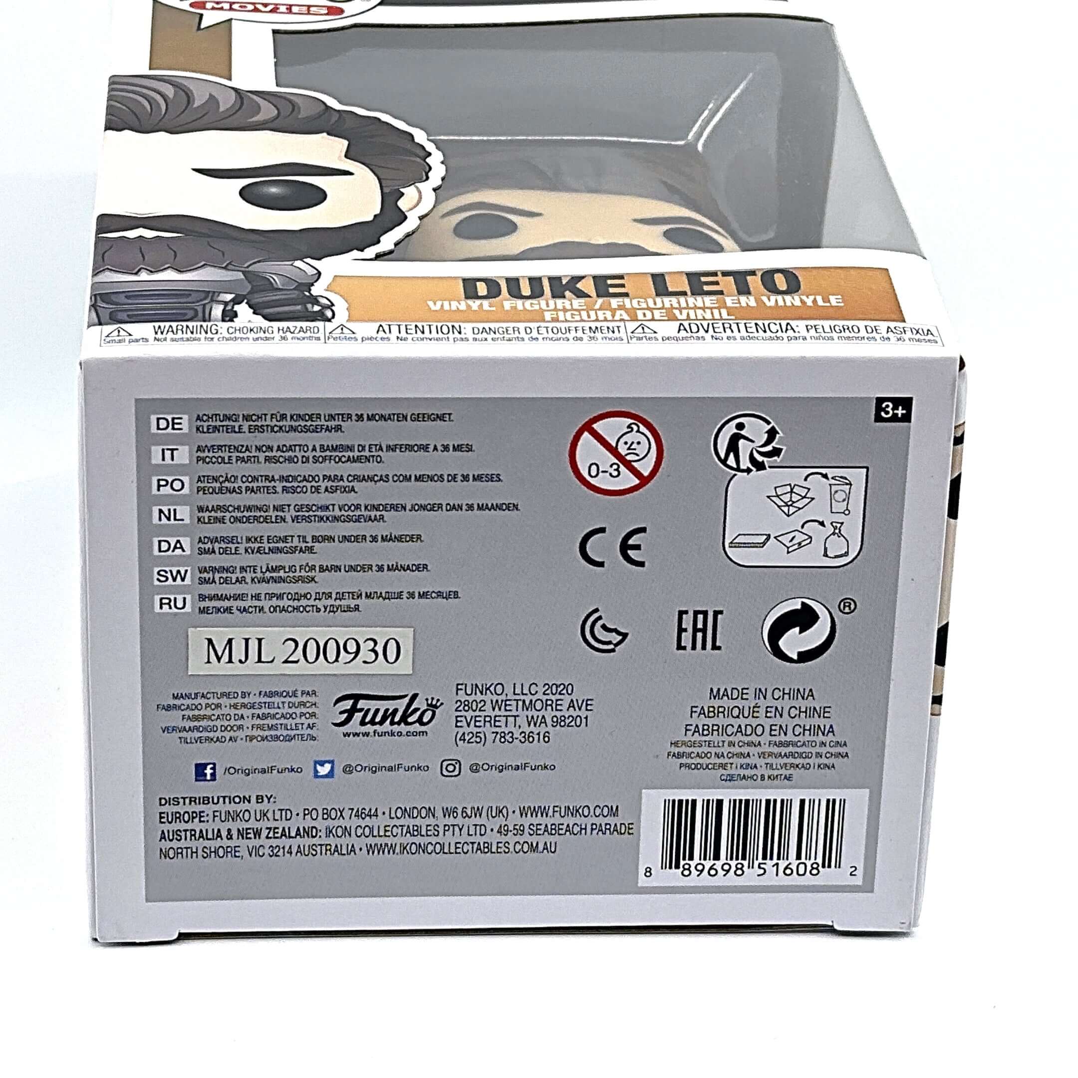 Duke Leto Funko Pop!-Jingle Truck Toys