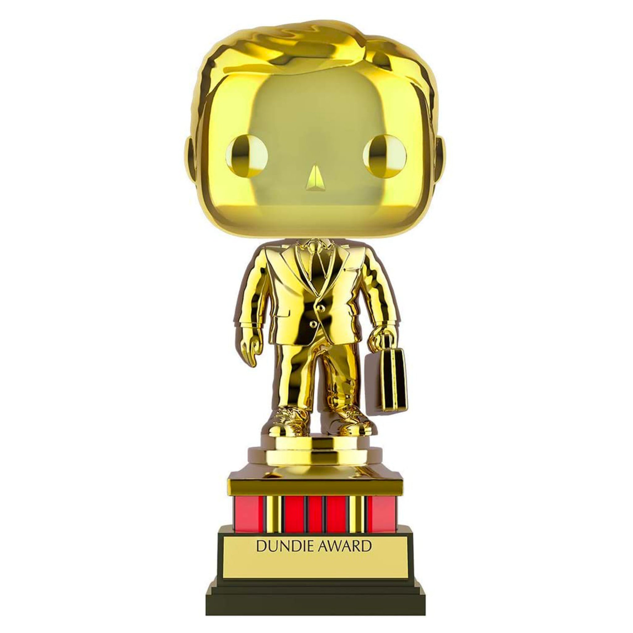 Dundie Award (Chrome) (Gold) Funko Pop! AMAZON EXCLUSIVE