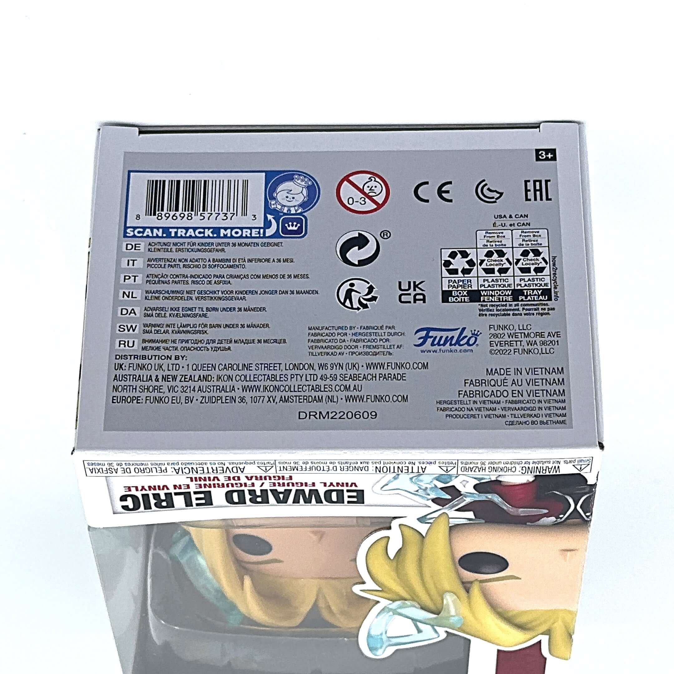 Edward Elric (with Energy) Funko Pop!-Jingle Truck Toys