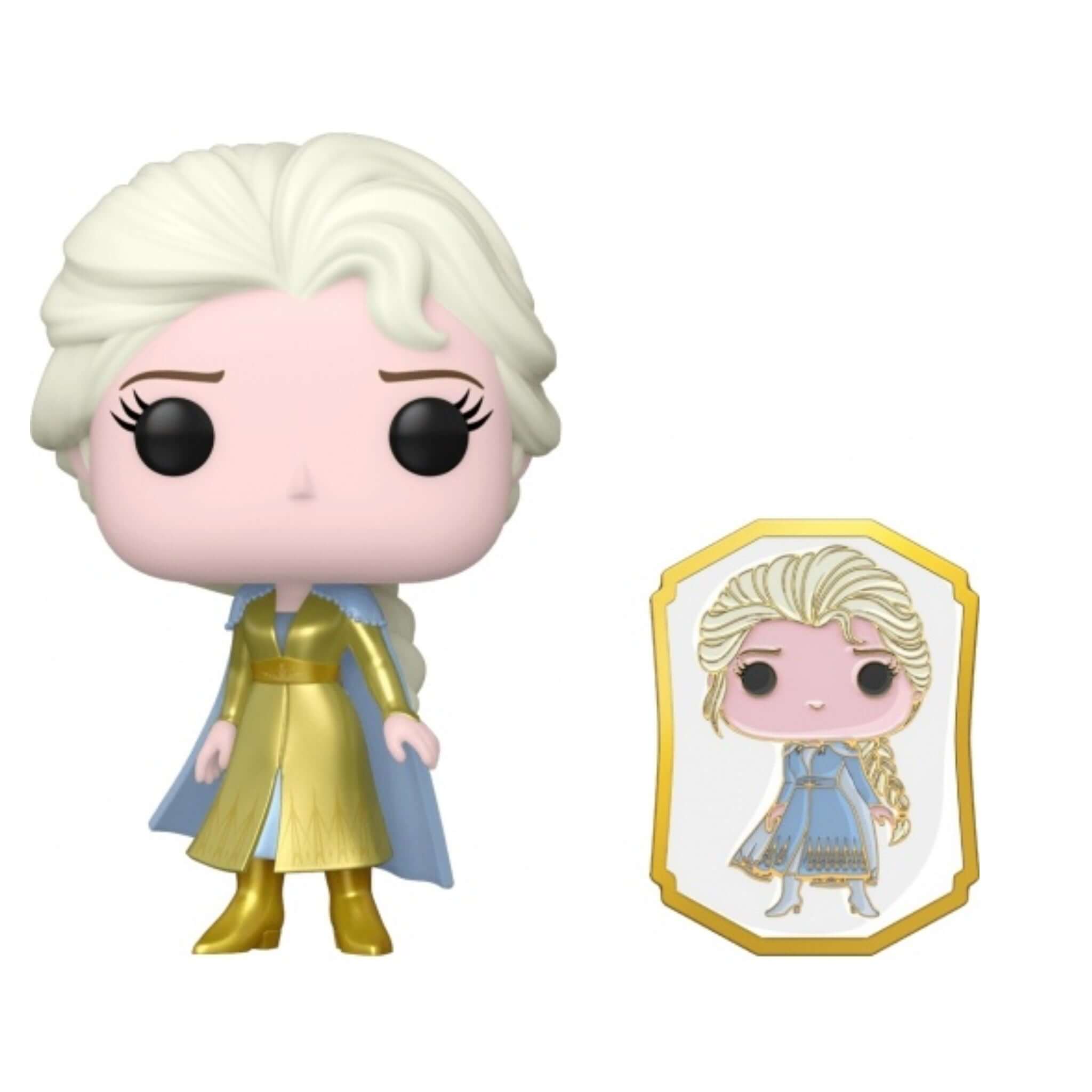 Elsa (Gold) with Pin Funko Pop! FUNKO EXCLUSIVE-Jingle Truck Toys
