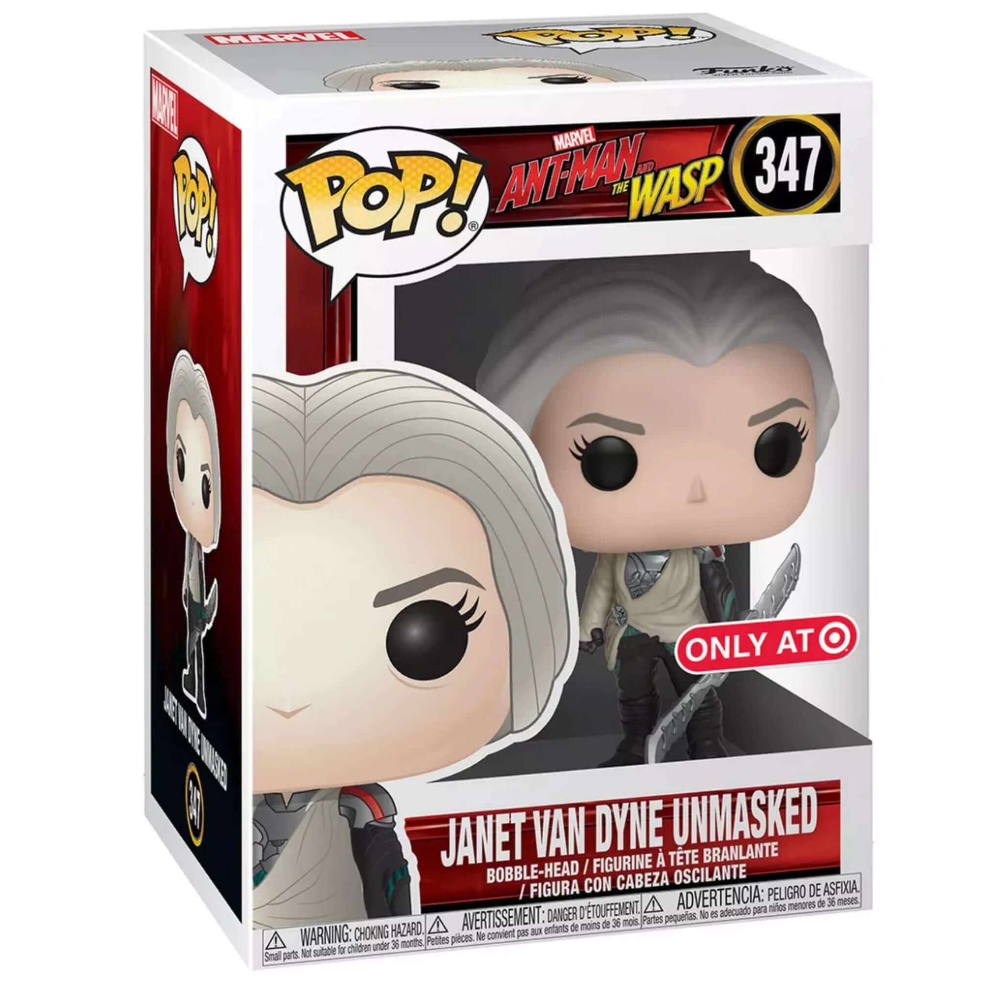 Janet Van Dyne Unmasked Funko Pop! TARGET EXCLUSIVE-Jingle Truck Toys