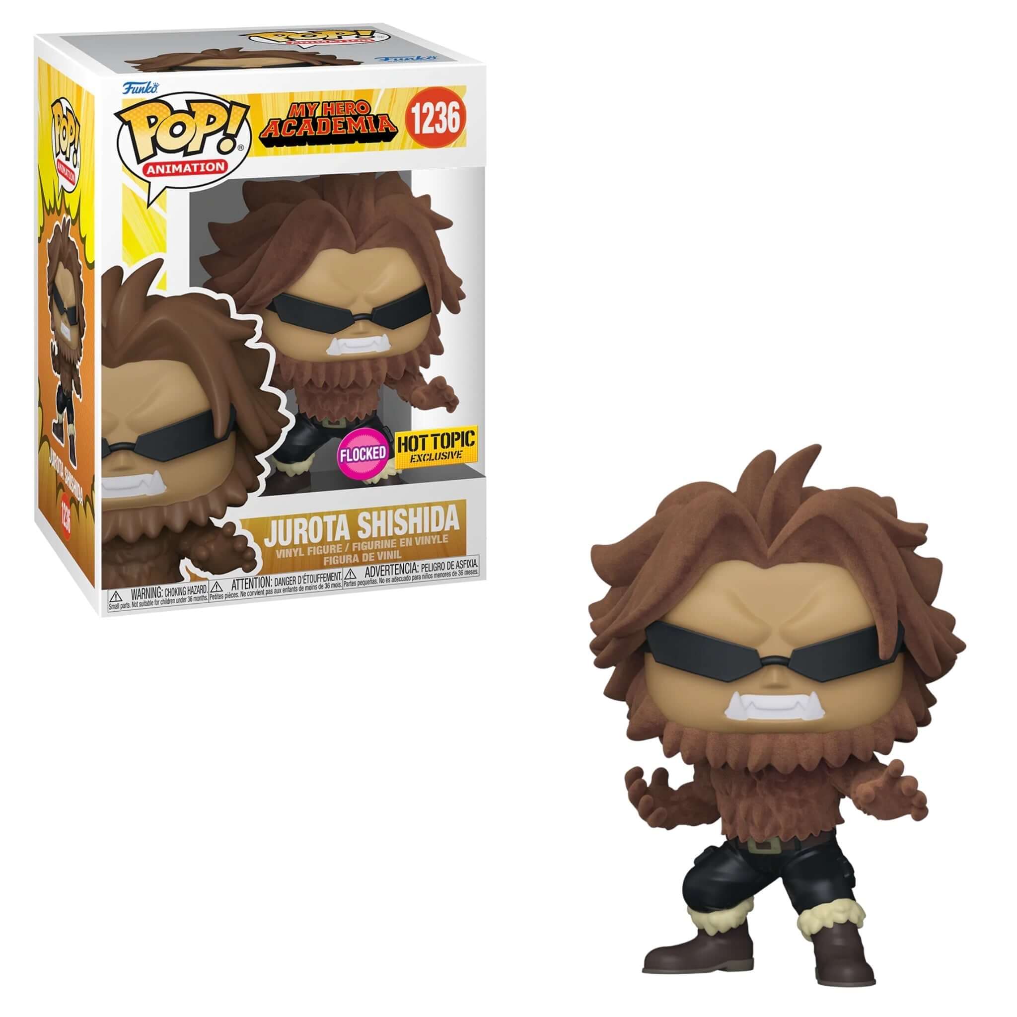Jurota Shishida (Flocked) Funko Pop! HOT TOPIC EXCLUSIVE-Jingle Truck Toys