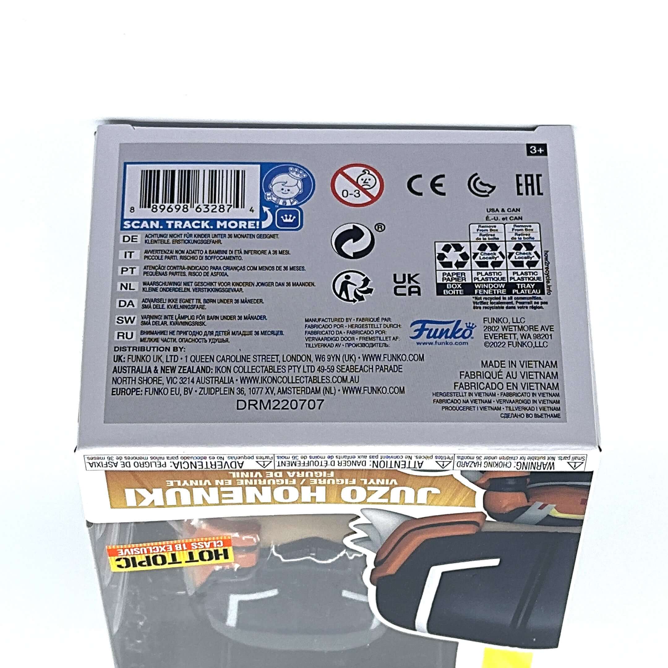 Juzo Honenuki Funko Pop! HOT TOPIC EXCLUSIVE-Jingle Truck Toys