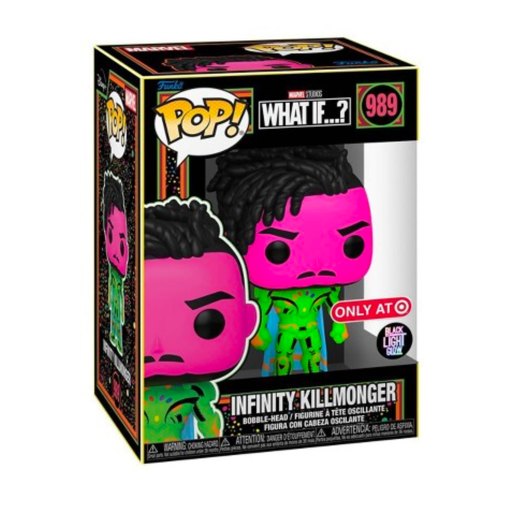 Infinity Killmonger (Blacklight) Funko Pop! TARGET EXCLUSIVE