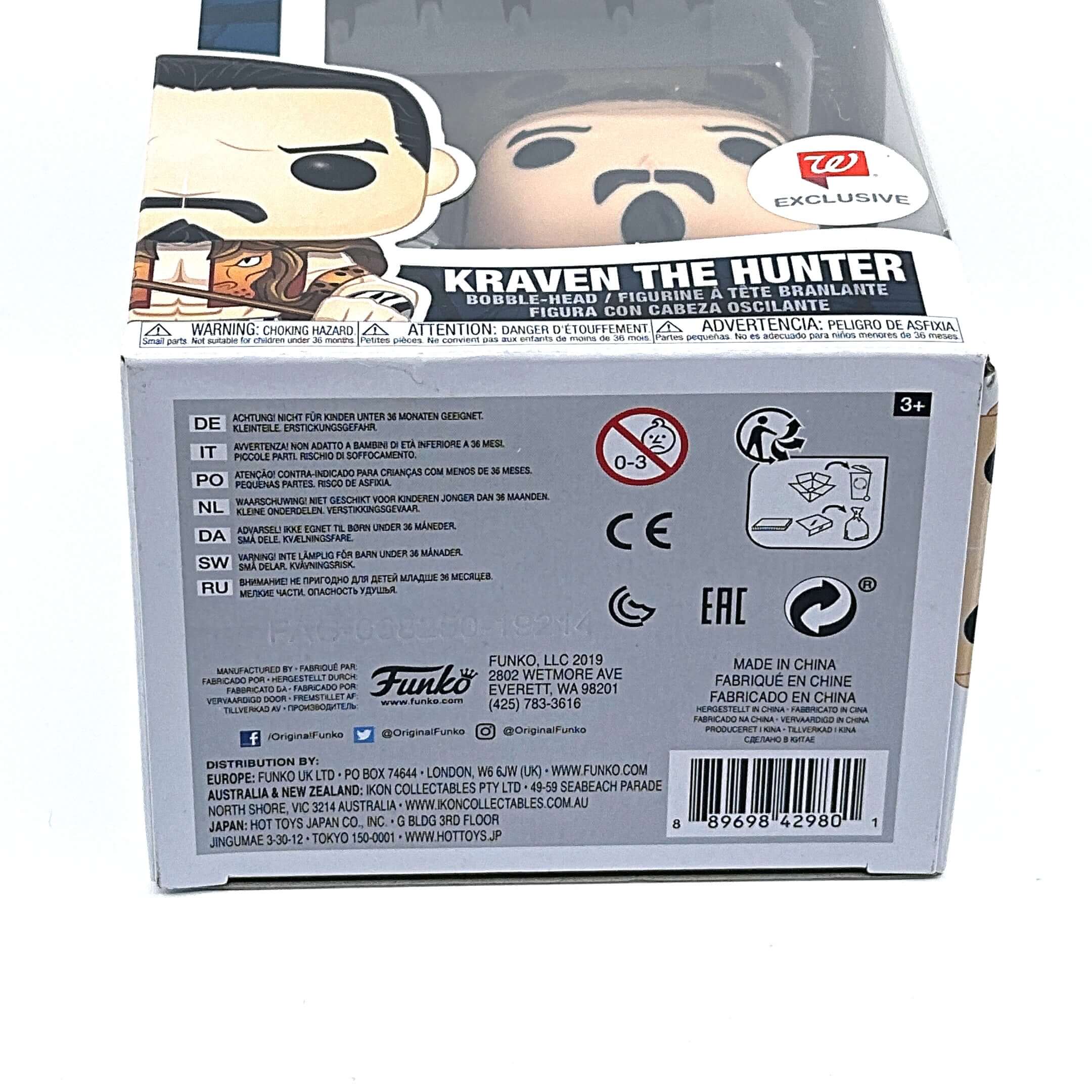 Kraven the Hunter Funko Pop! WALGREENS EXCLUSIVE-Jingle Truck Toys