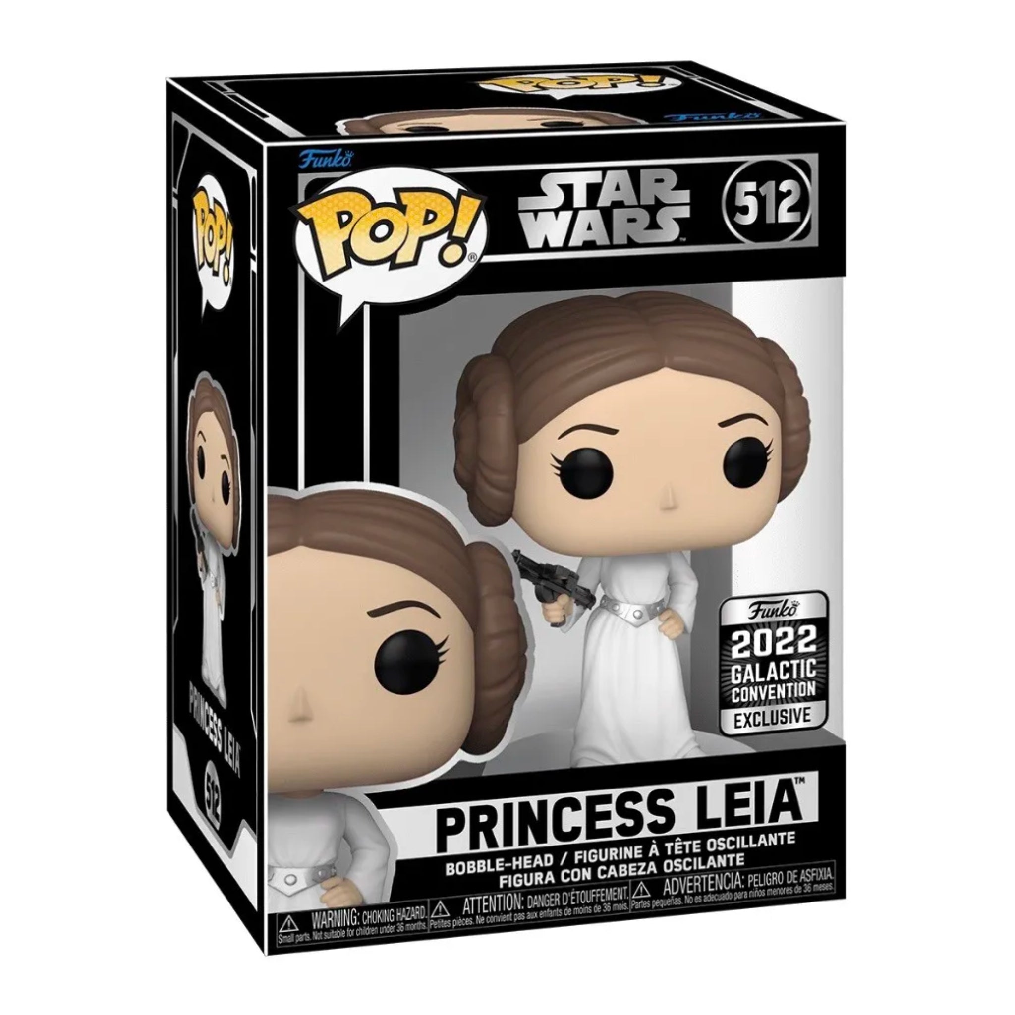 Princess Leia (w/Blaster) Funko Pop! 2022 GALACTIC CON