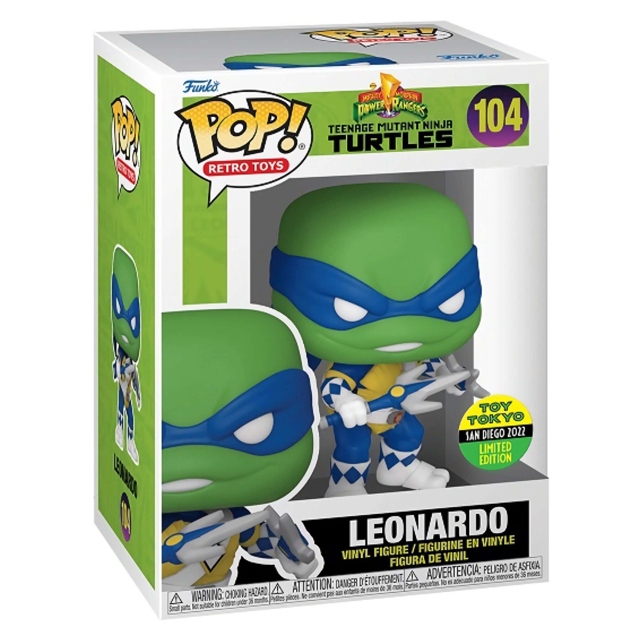 Leonardo (Power Ranger) Funko Pop! TOY TOKYO SAN DIEGO 2022-Jingle Truck Toys