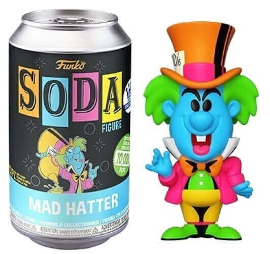 Mad Hatter (Blacklight) Soda Funko Pop! (SEALED BLACK BAG)