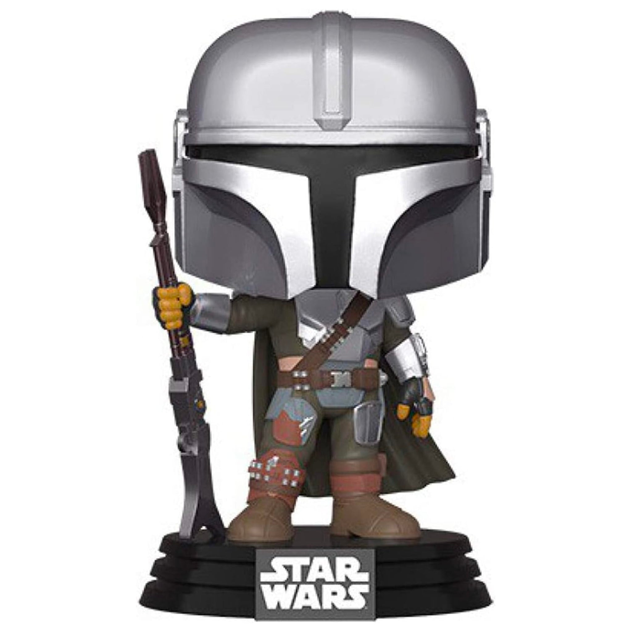 The Mandalorian (w/Rifle) (Chrome) Funko Pop! AMZN EXCLUSIVE
