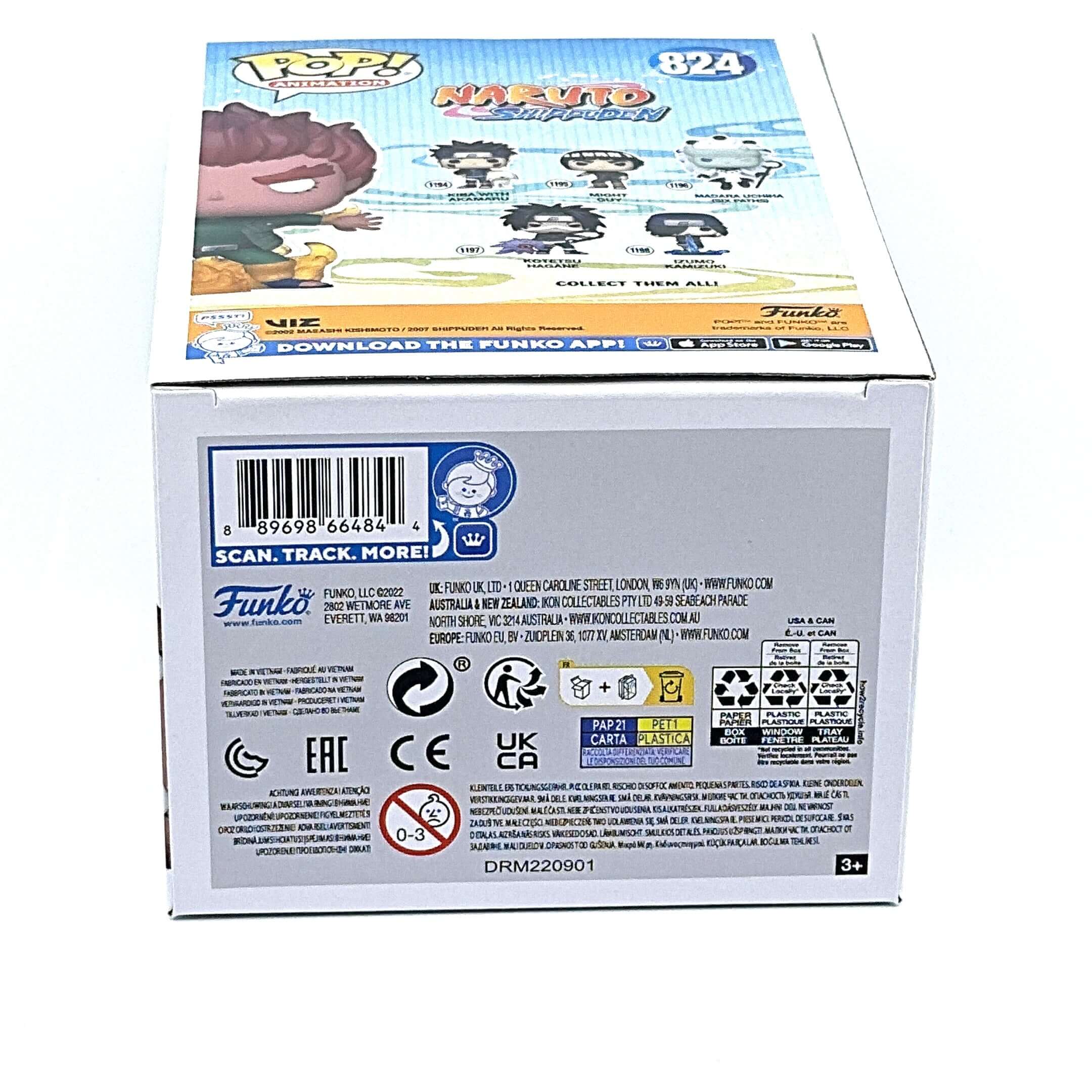 Might Guy (Eight Inner Gates) (Glows) Funko Pop! CHALICE EXCLUSIVE-Jingle Truck Toys