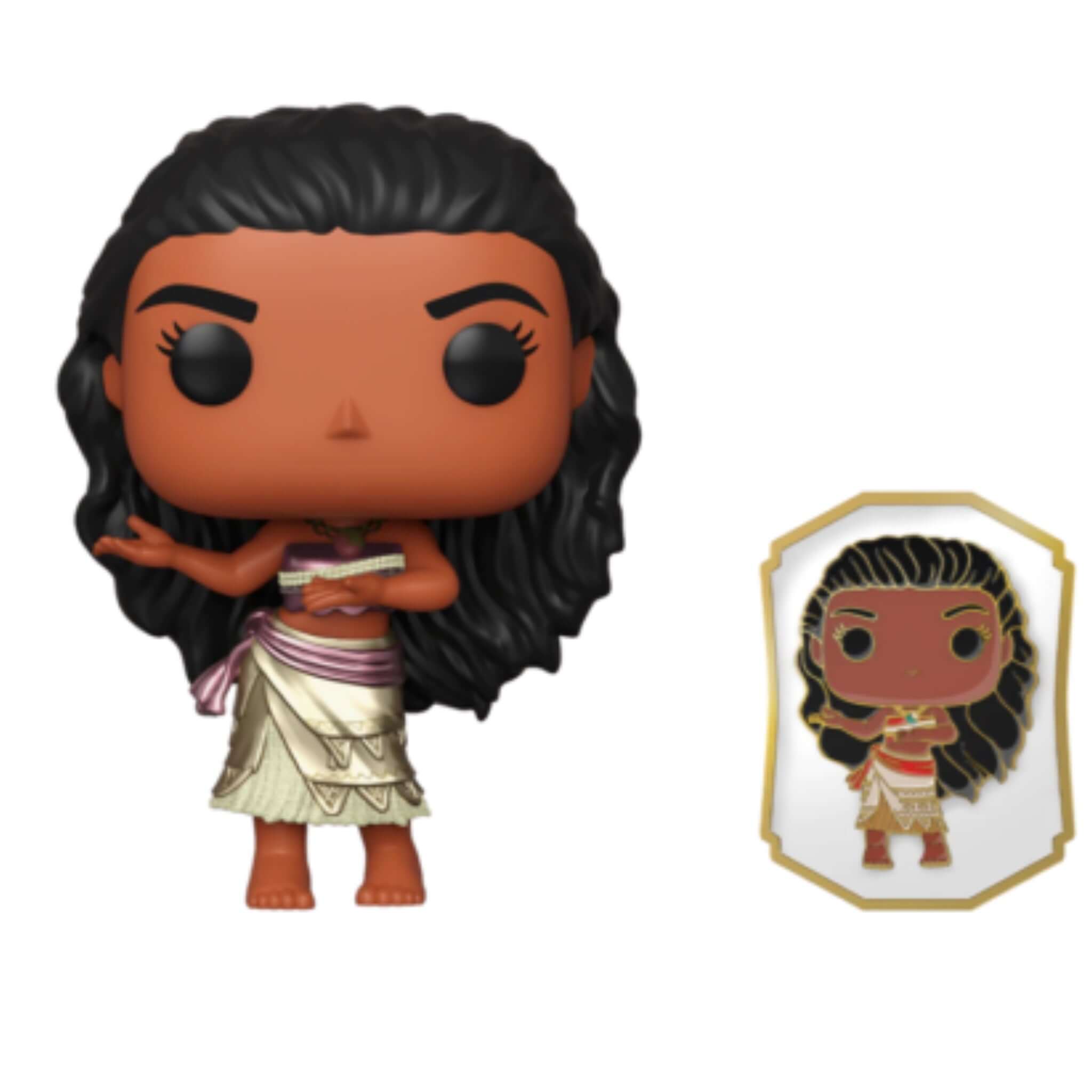 Moana (Dancing|Gold) with Pin Funko Pop! FUNKO EXCLUSIVE-Jingle Truck Toys