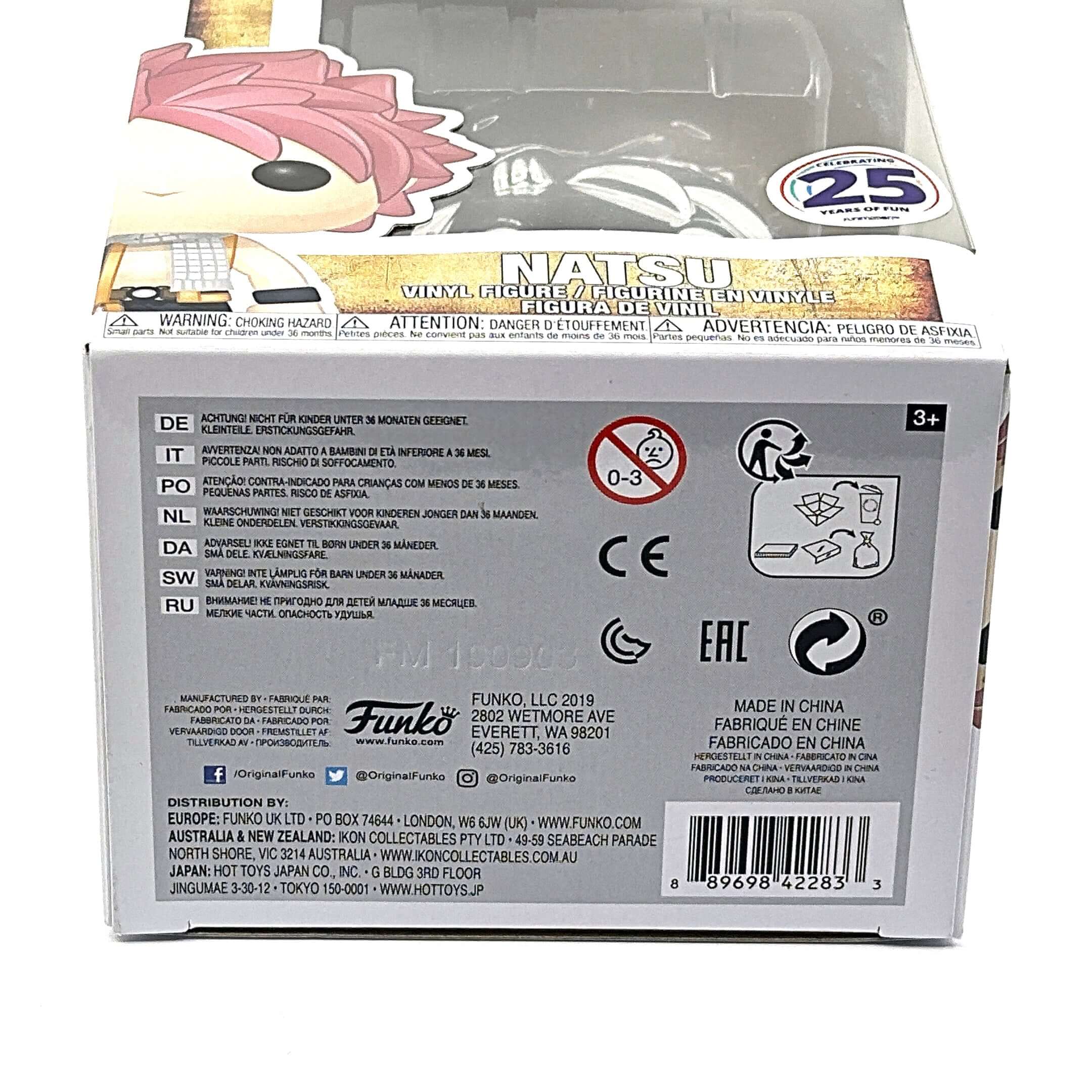 Natsu (Chrome) Funko Pop! FUNIMATION EXCLUSIVE-Jingle Truck Toys