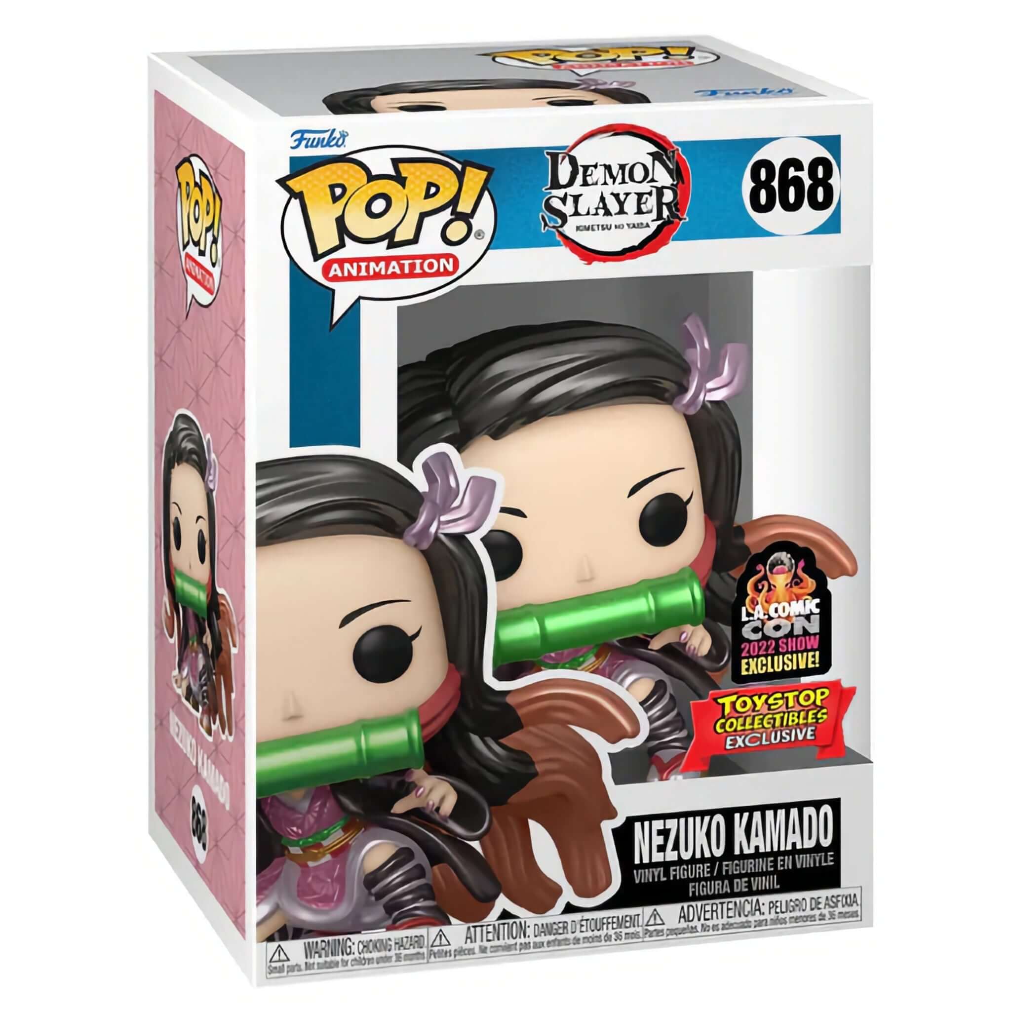 Nezuko Kamado (Metallic) Funko Pop! LACC 2022 TOYSTOP EXCLUSIVE-Jingle Truck Toys