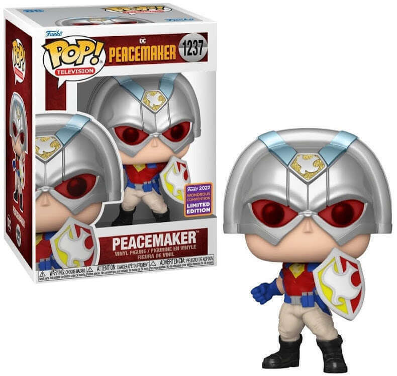Peacemaker (Shield) Funko Pop! 2022 WONDROUS CON-Jingle Truck Toys