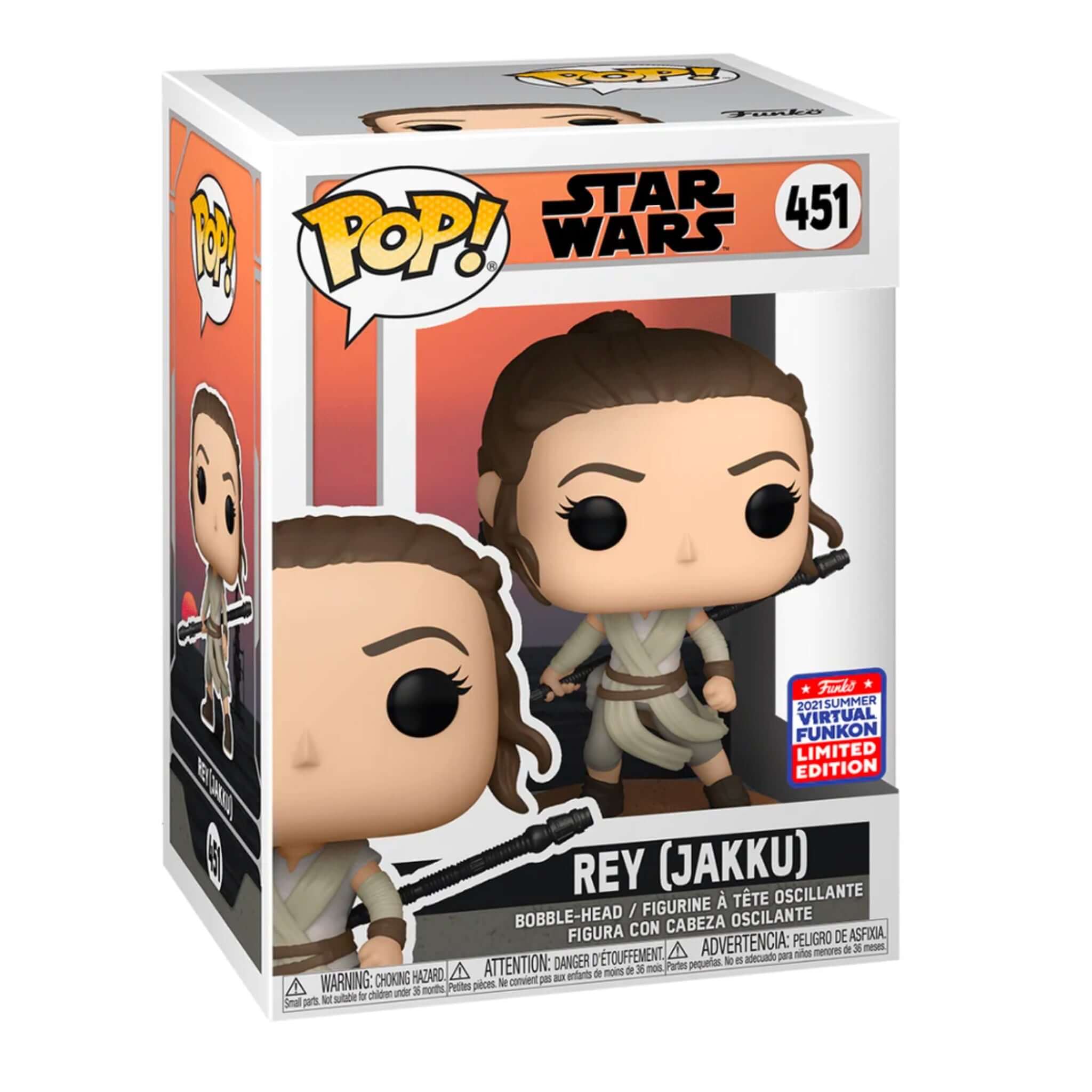 Rey (Jakku) Funko Pop! 2021 SUMMER VR FUNKON-Jingle Truck Toys