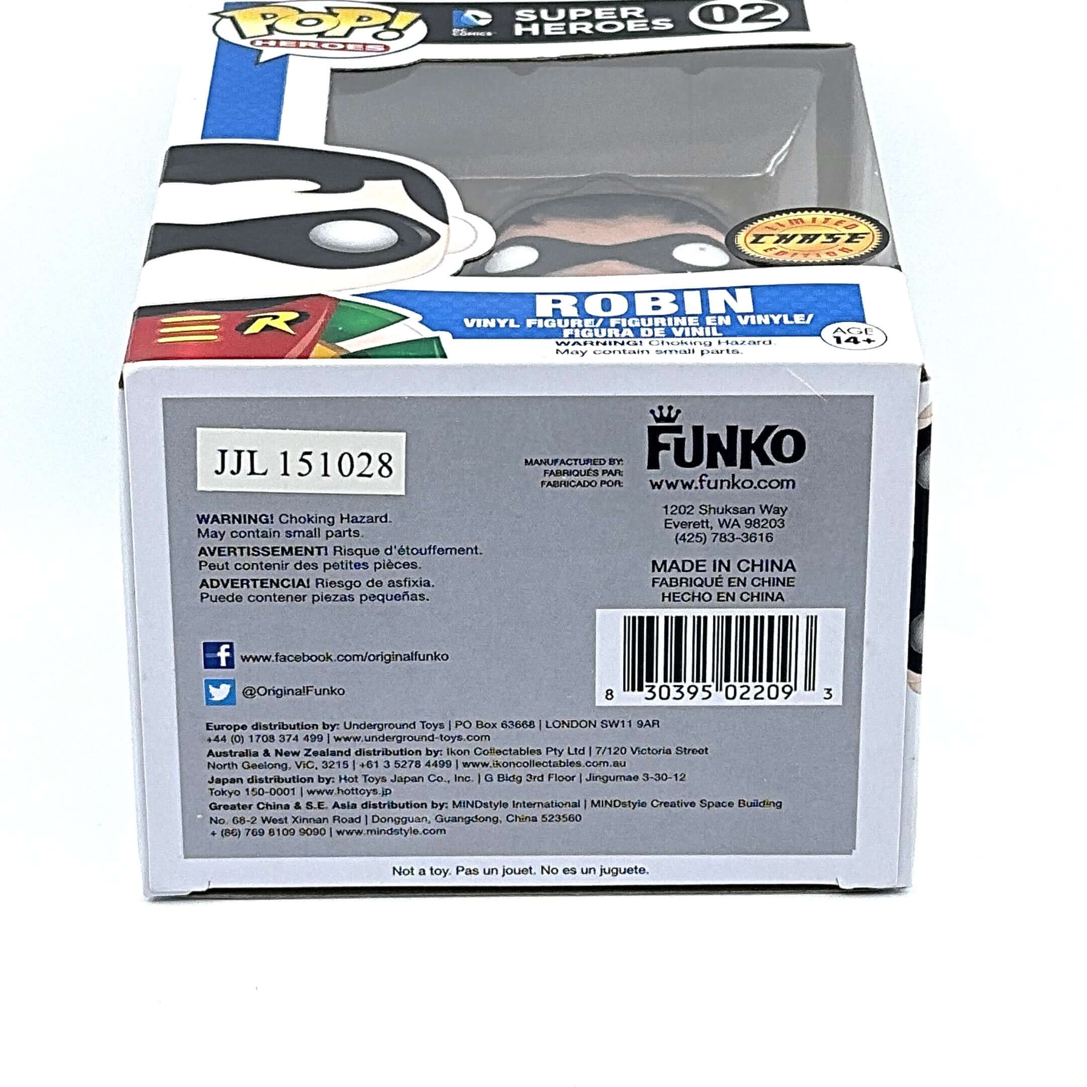 Robin (Metallic) Funko Pop! CHASE-Jingle Truck Toys