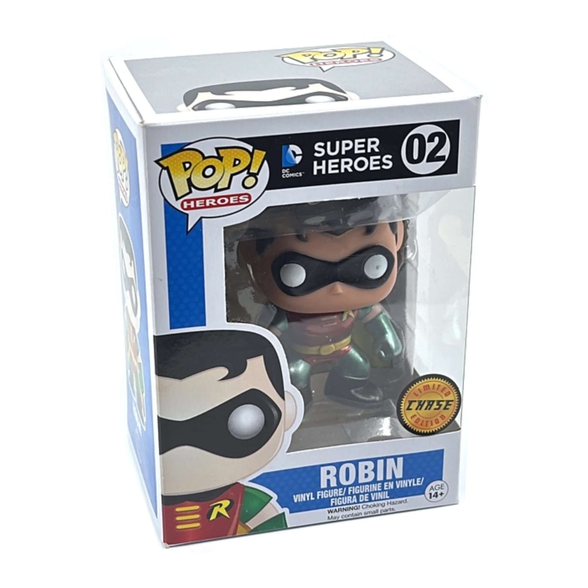 Robin (Metallic) Funko Pop! CHASE-Jingle Truck Toys