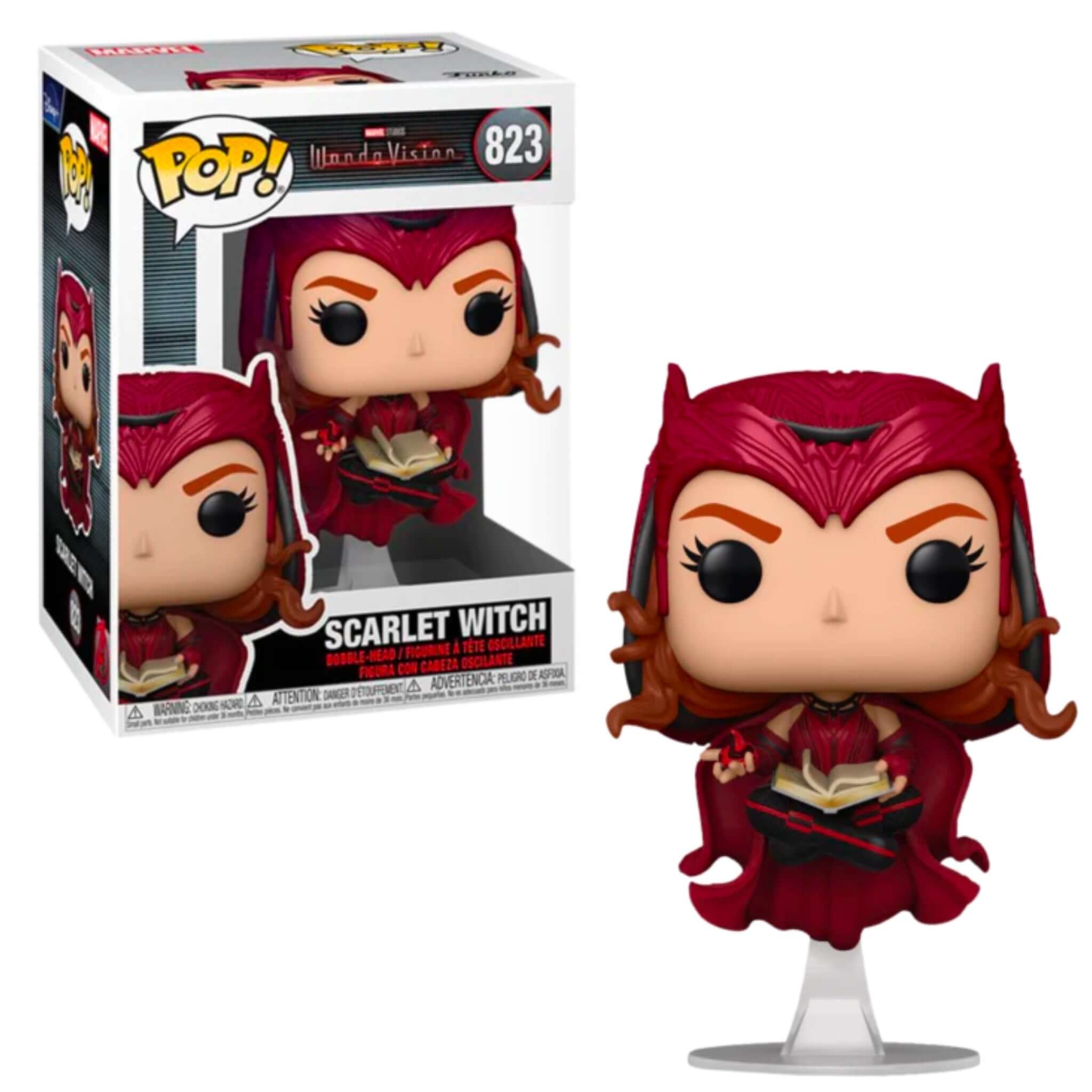 Scarlet Witch with Darkhold Funko Pop!-Jingle Truck Toys