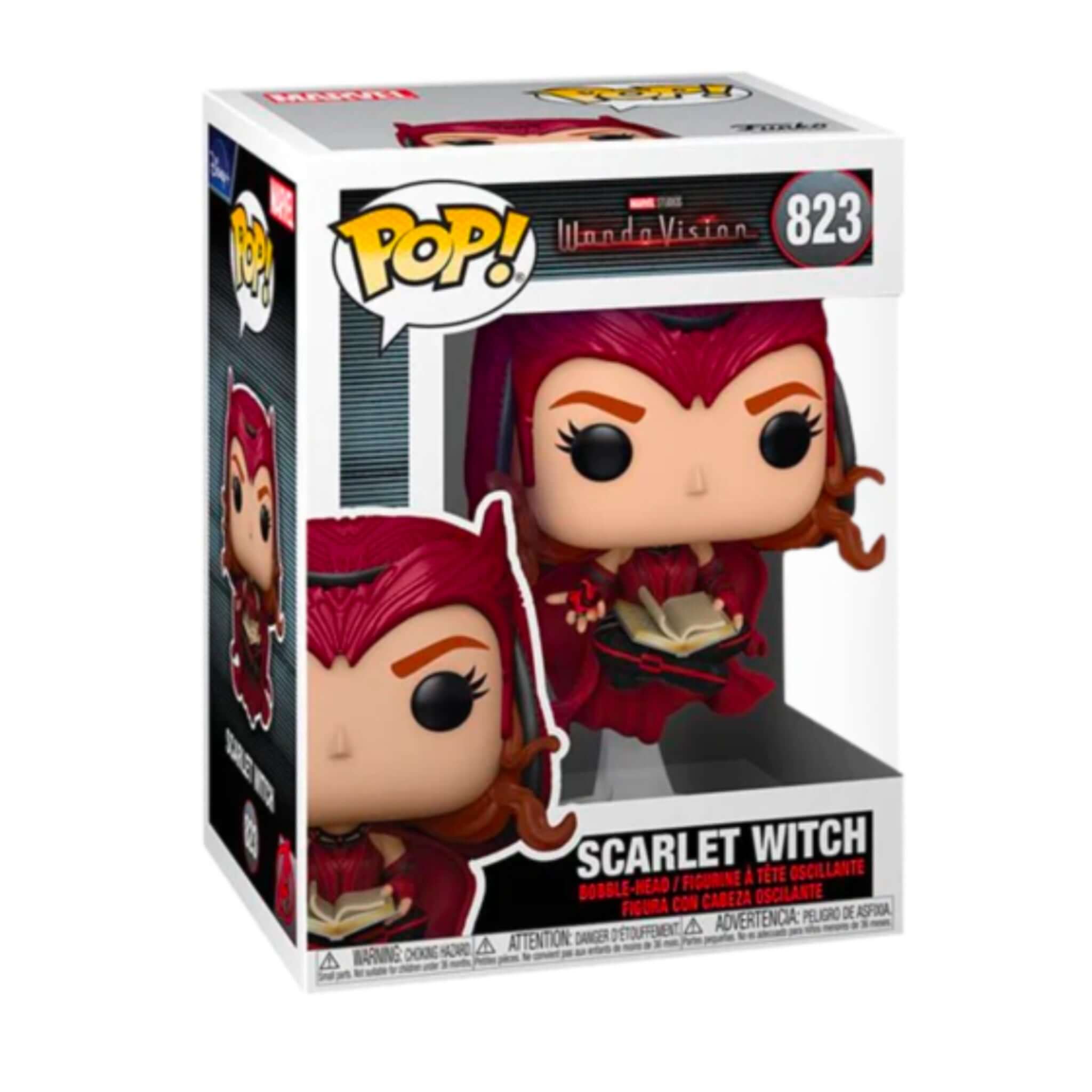 Scarlet Witch with Darkhold Funko Pop!-Jingle Truck Toys