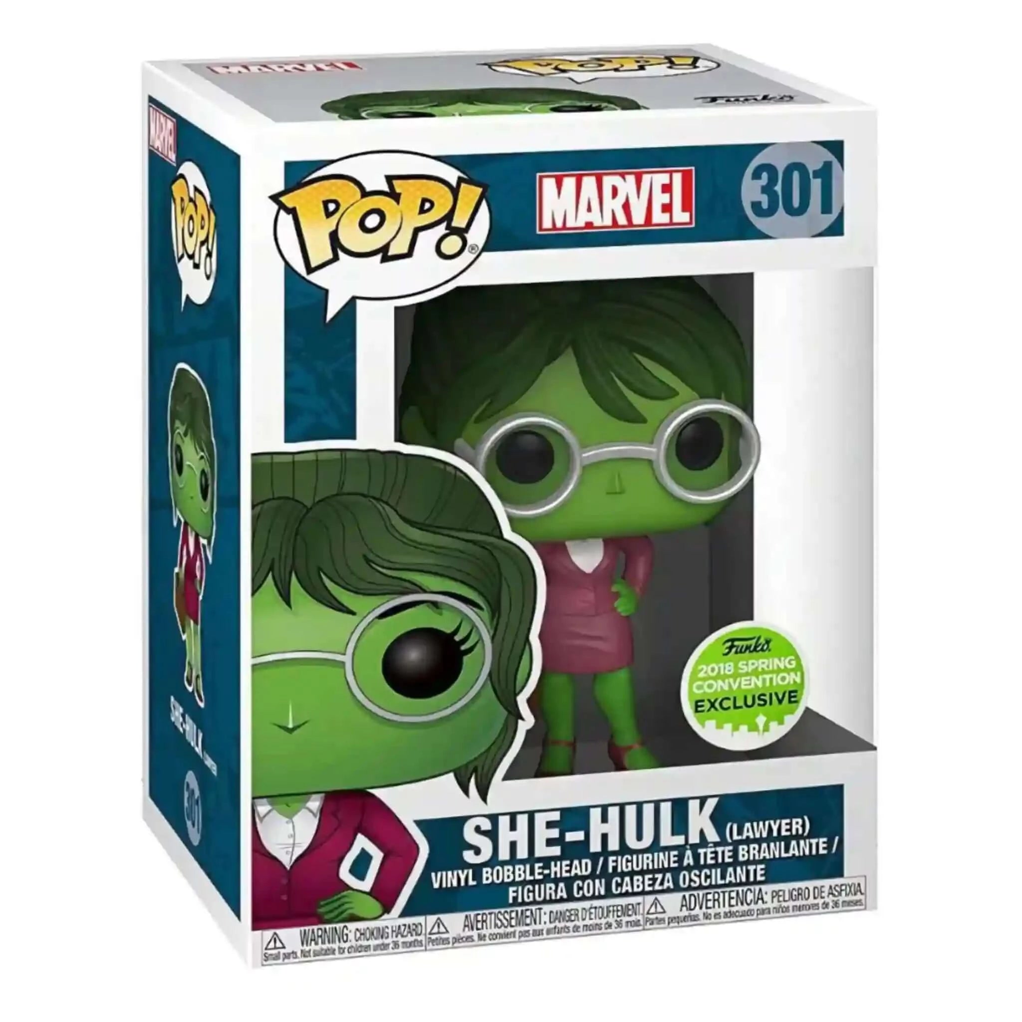 She-Hulk (Lawyer) Funko Pop! 2018 SPRING CON-Jingle Truck Toys