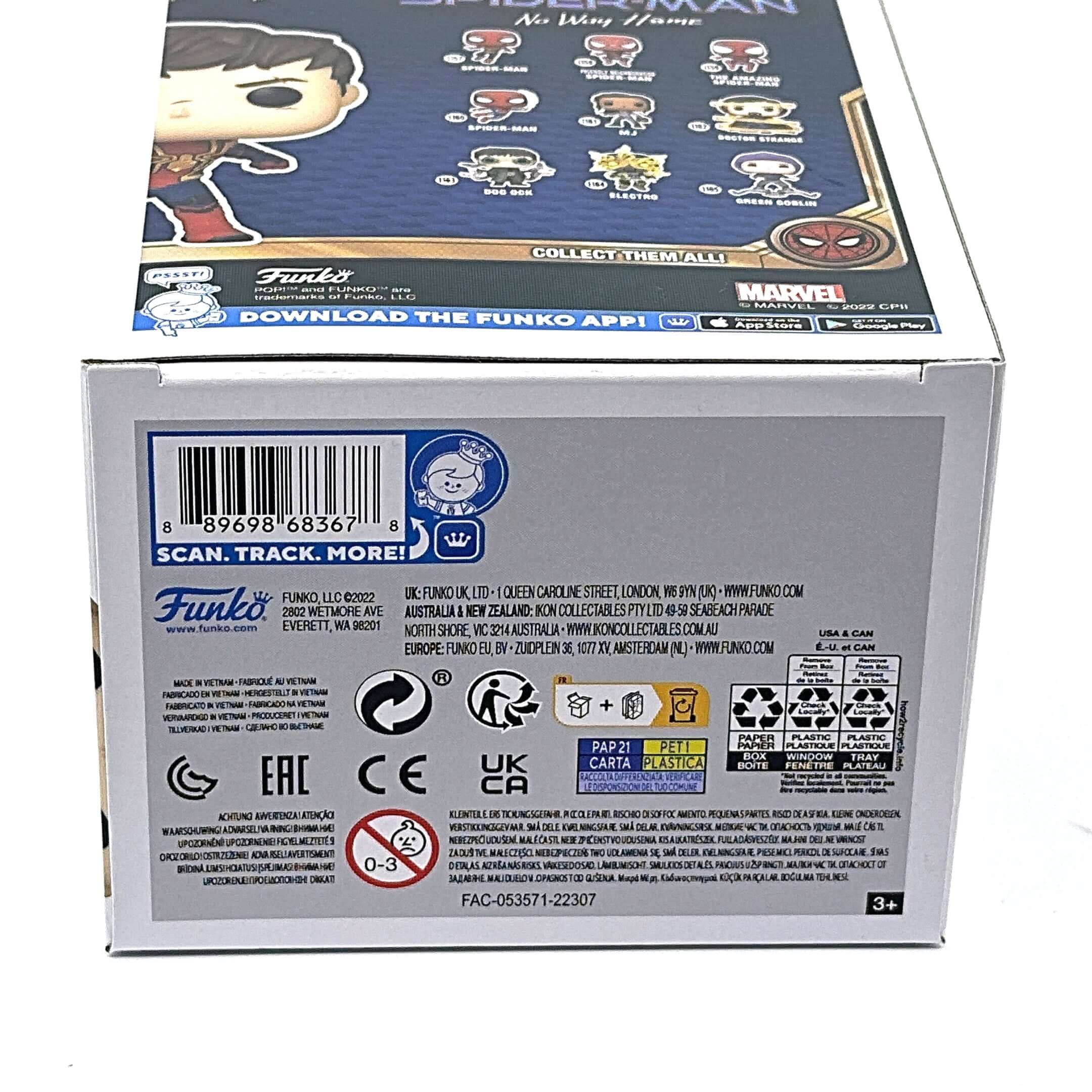 Spider-Man Unmasked Funko Pop! FUNKO EXCLUSIVE-Jingle Truck Toys