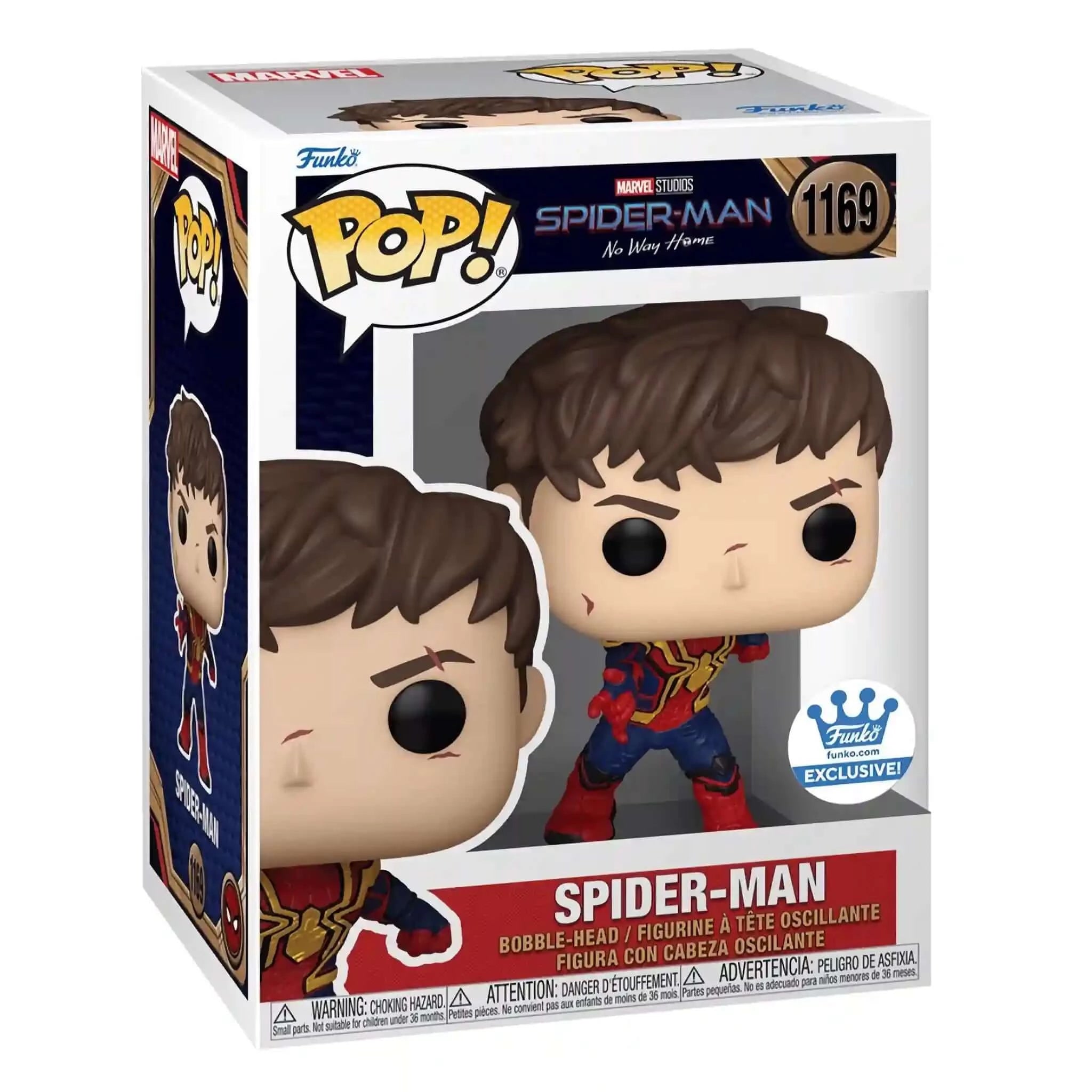 Spider-Man Unmasked Funko Pop! FUNKO EXCLUSIVE-Jingle Truck Toys