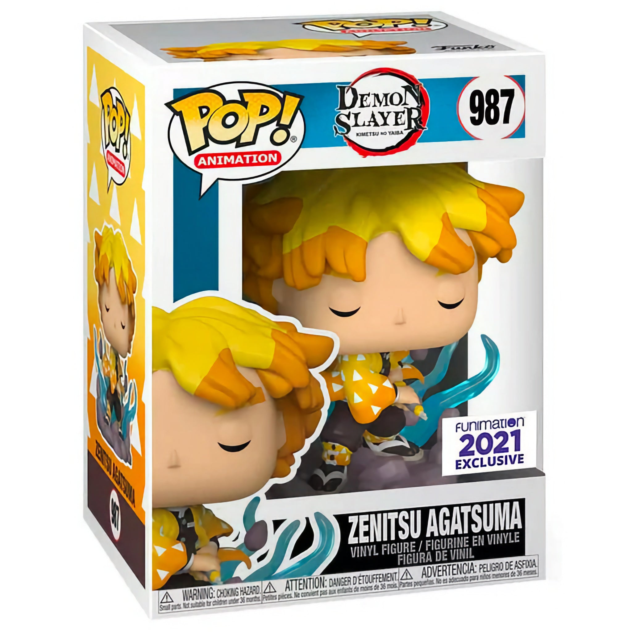 Zenitsu Agatsuma Funko Pop! 2021 FUNIMATION EXCLUSIVE