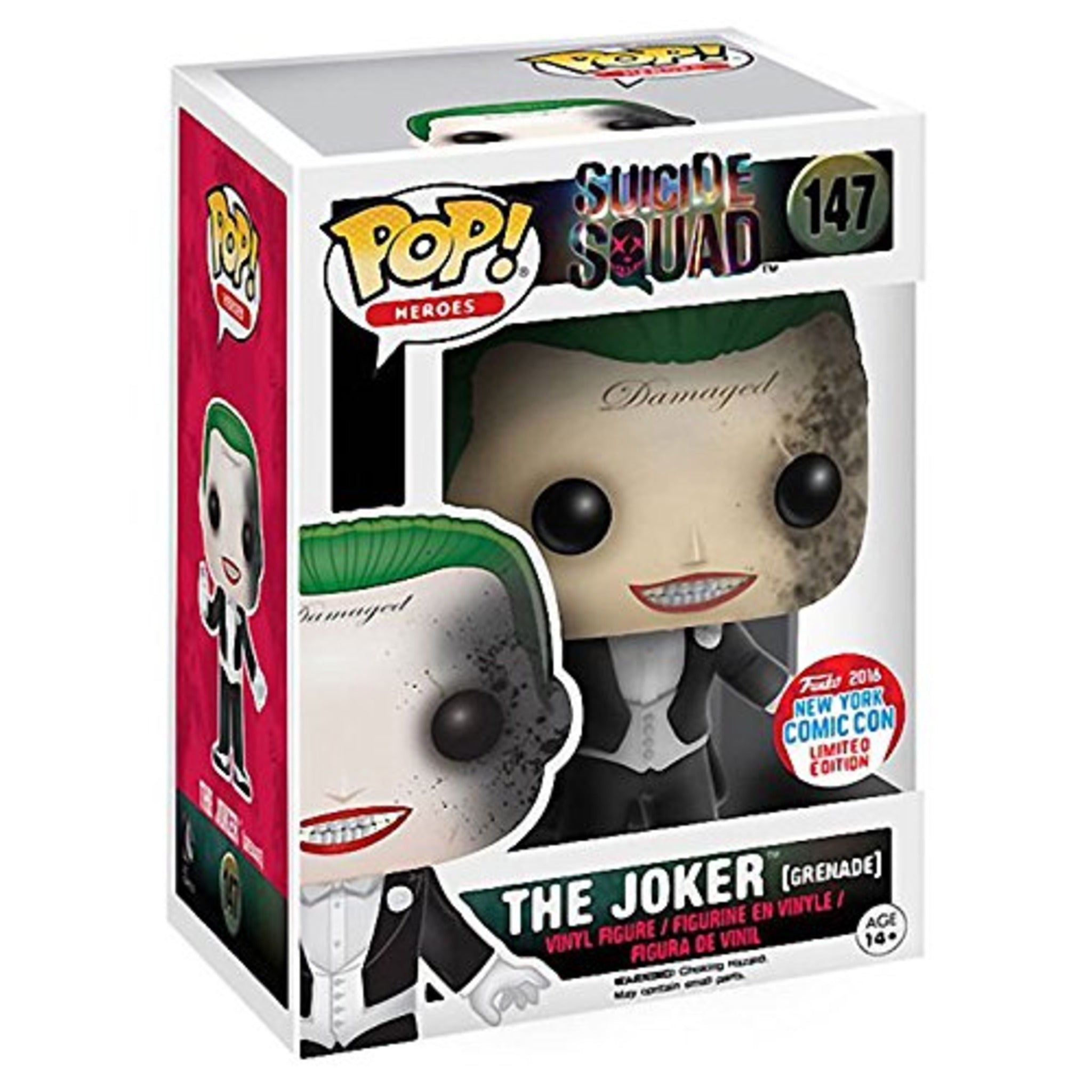 The Joker (Grenade Damage) Funko Pop! 2016 NYCC