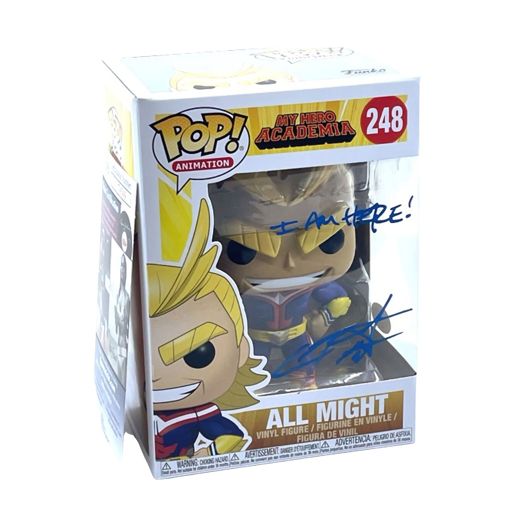 All Might  (SIGNED W/ AUTHENTICATION) Funko Pop!