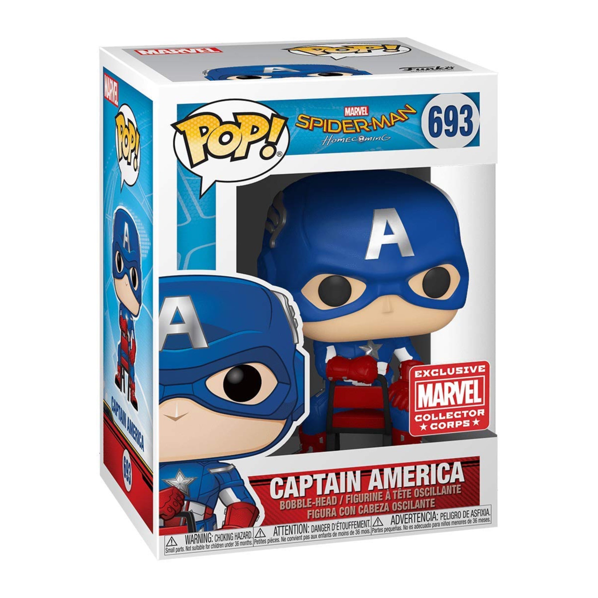 Captain America Funko Pop! MARVEL EXCLUSIVE