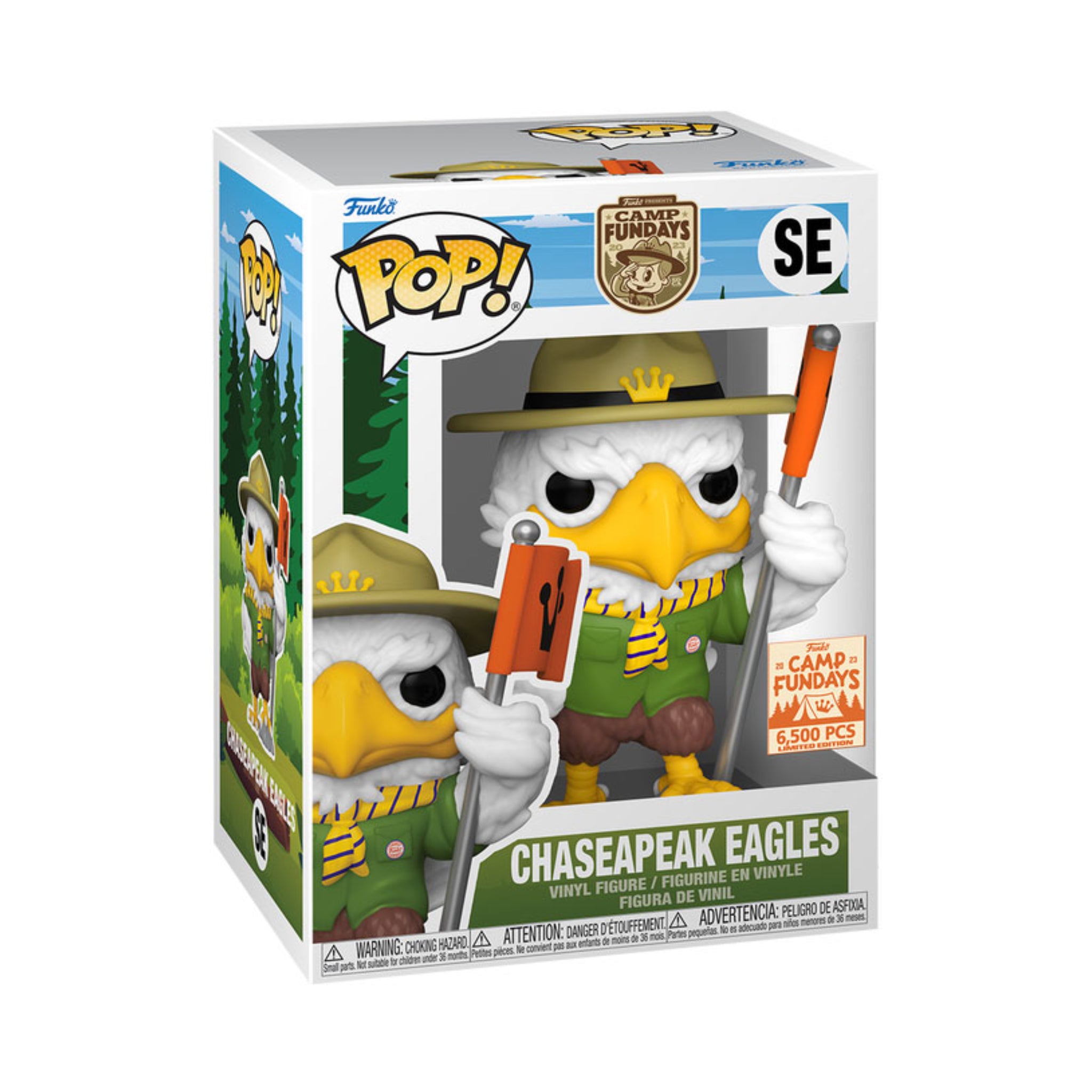 Chaseapeak Eagles Funko Pop! 2023 CAMP FUNDAYS LIMITED EDITION